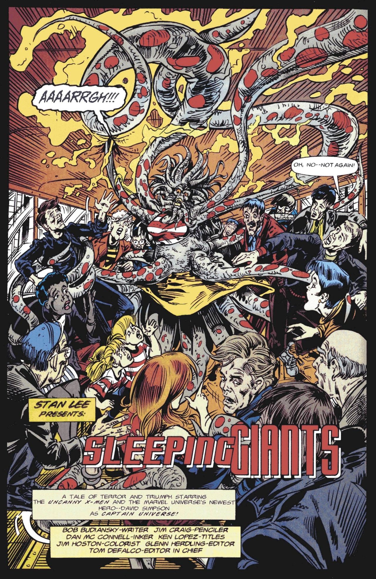 Read online The X-Men And Captain Universe: Sleeping Giants comic -  Issue # Full - 4