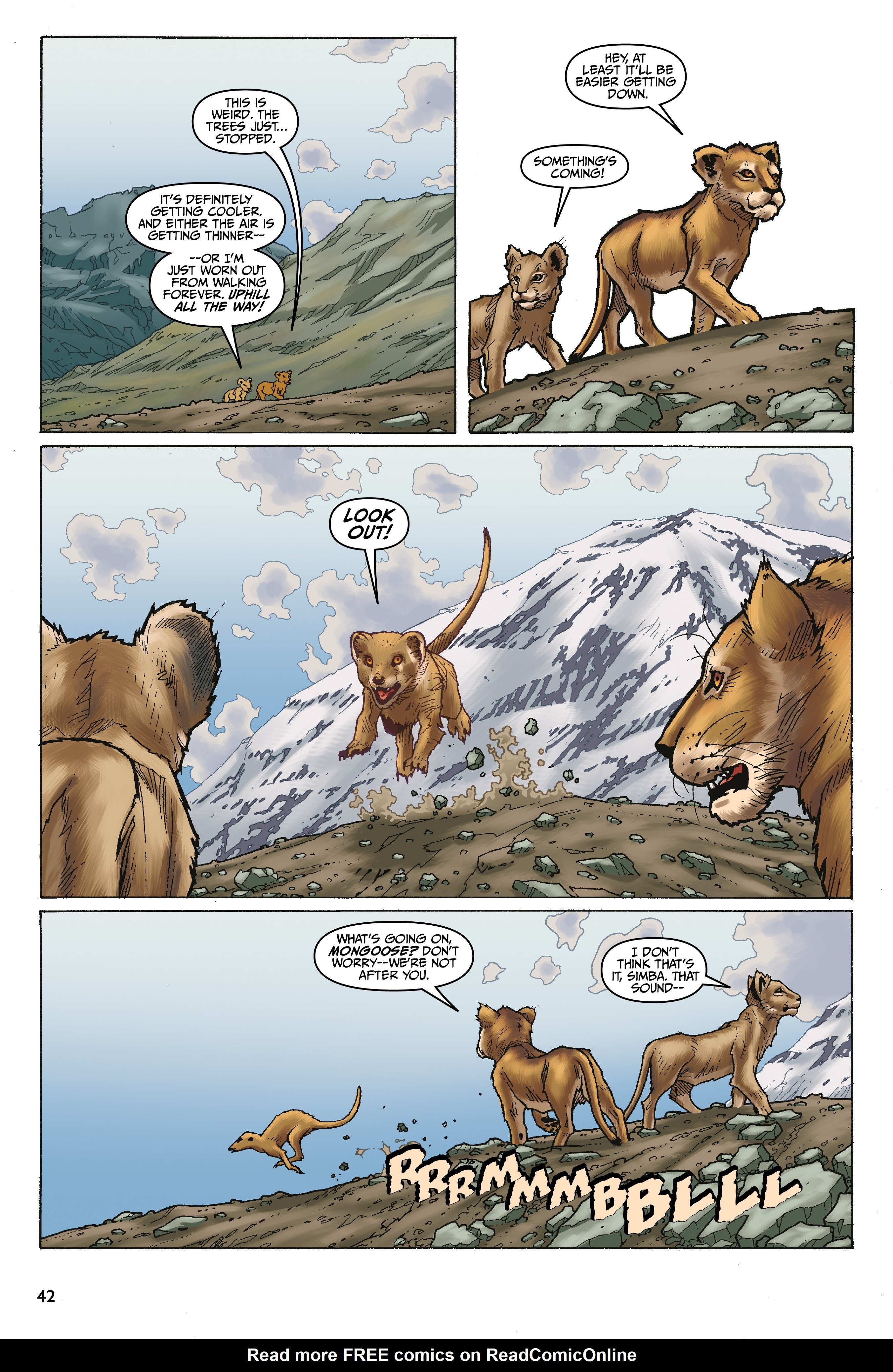 Read online Disney The Lion King: Wild Schemes and Catastrophes comic -  Issue # TPB - 43