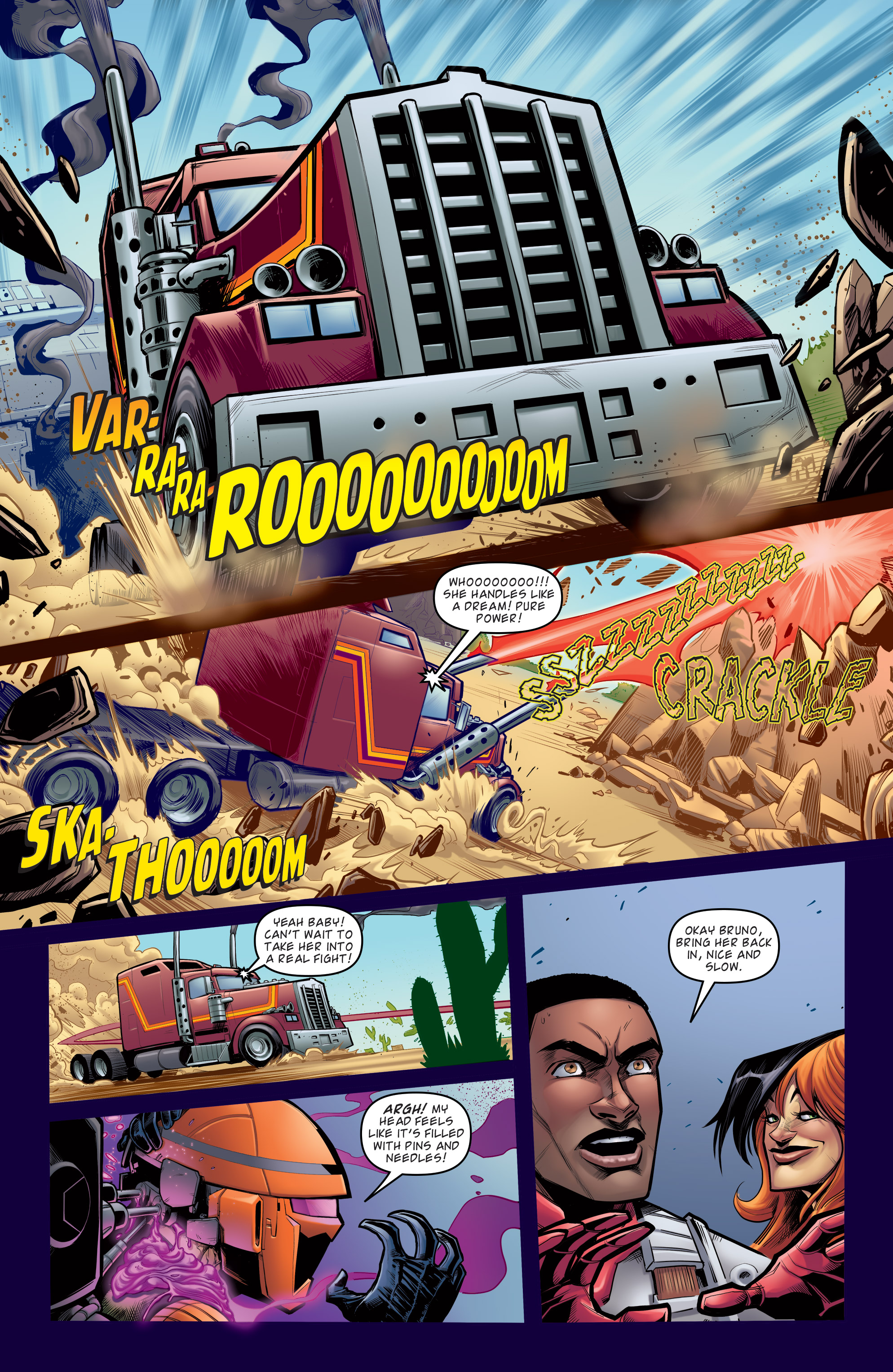 Read online M.A.S.K.: Mobile Armored Strike Kommand comic -  Issue #7 - 16