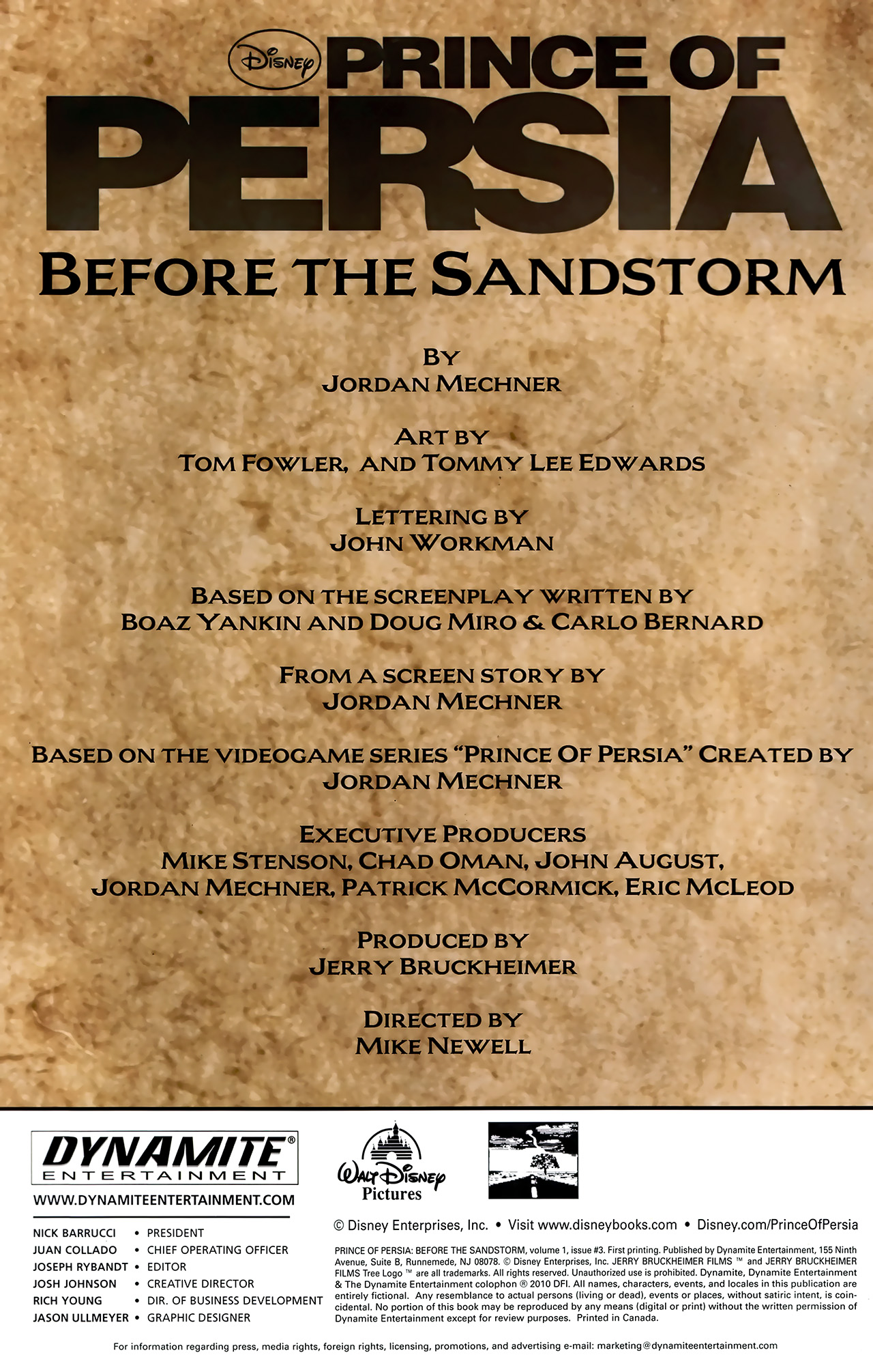 Read online Prince of Persia: Before the Sandstorm comic -  Issue #3 - 2