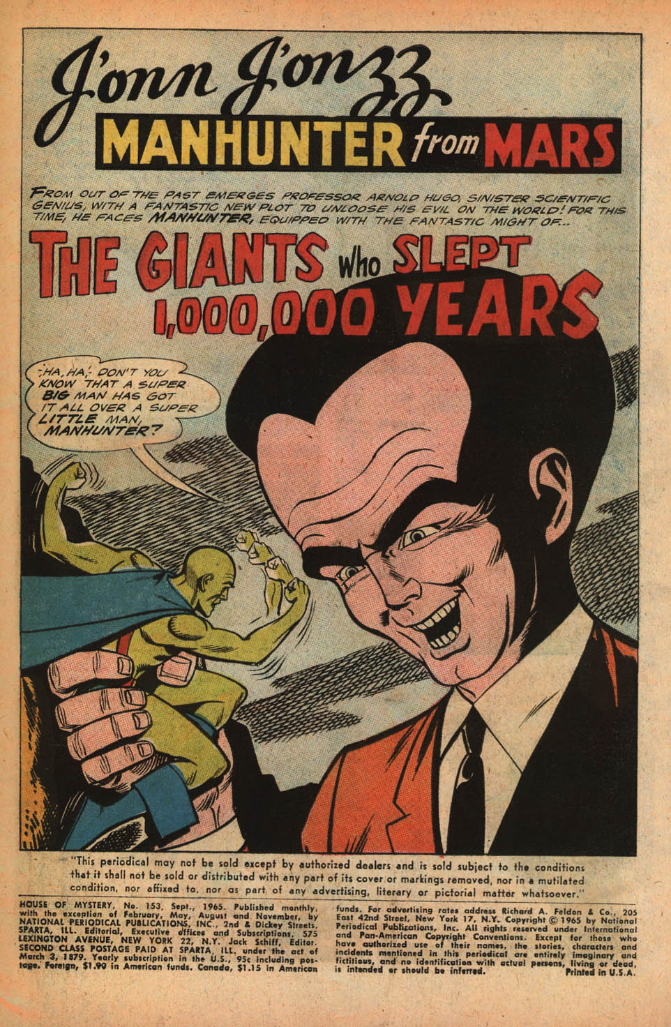 Read online House of Mystery (1951) comic -  Issue #153 - 3
