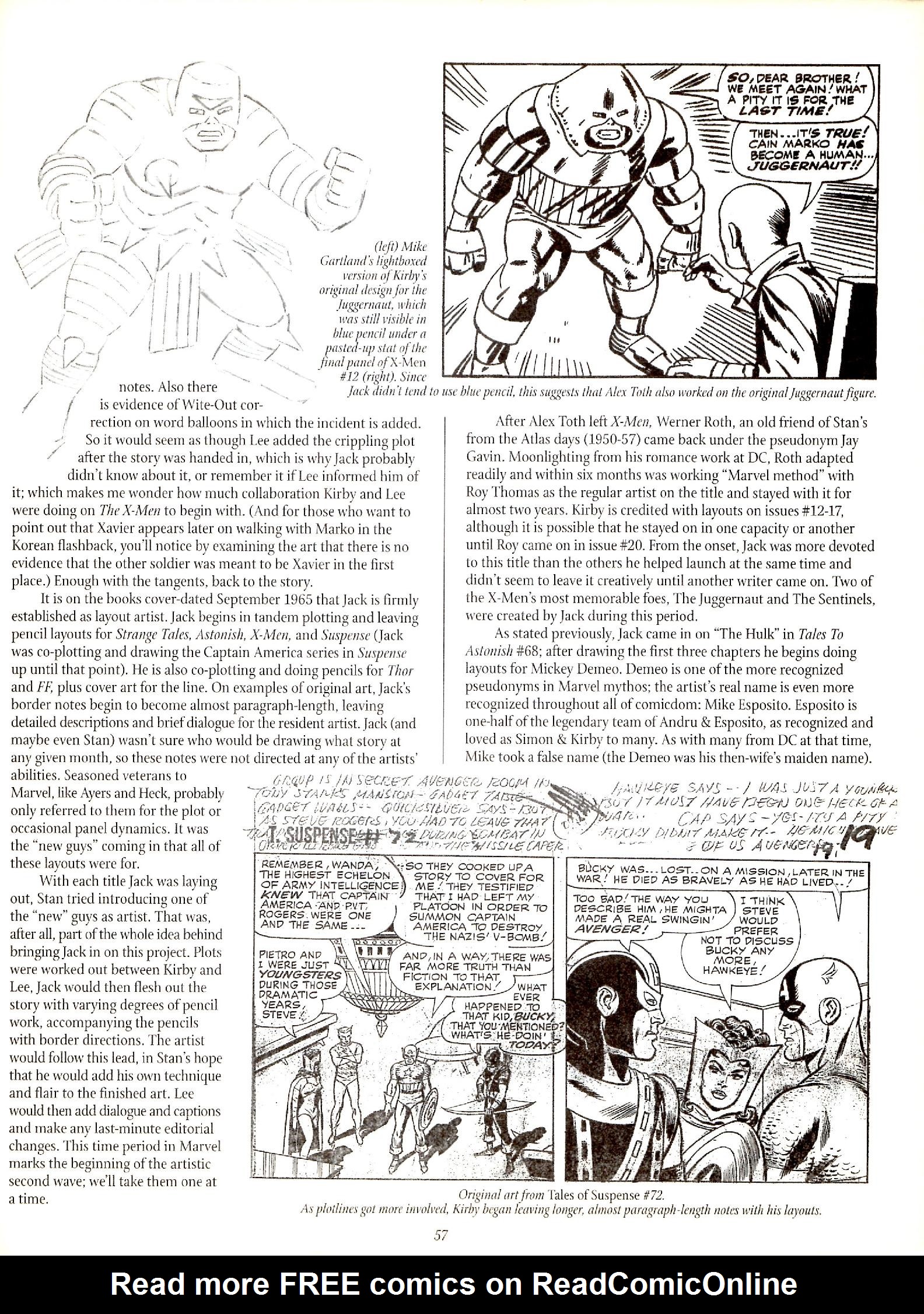 Read online The Jack Kirby Collector comic -  Issue #29 - 56