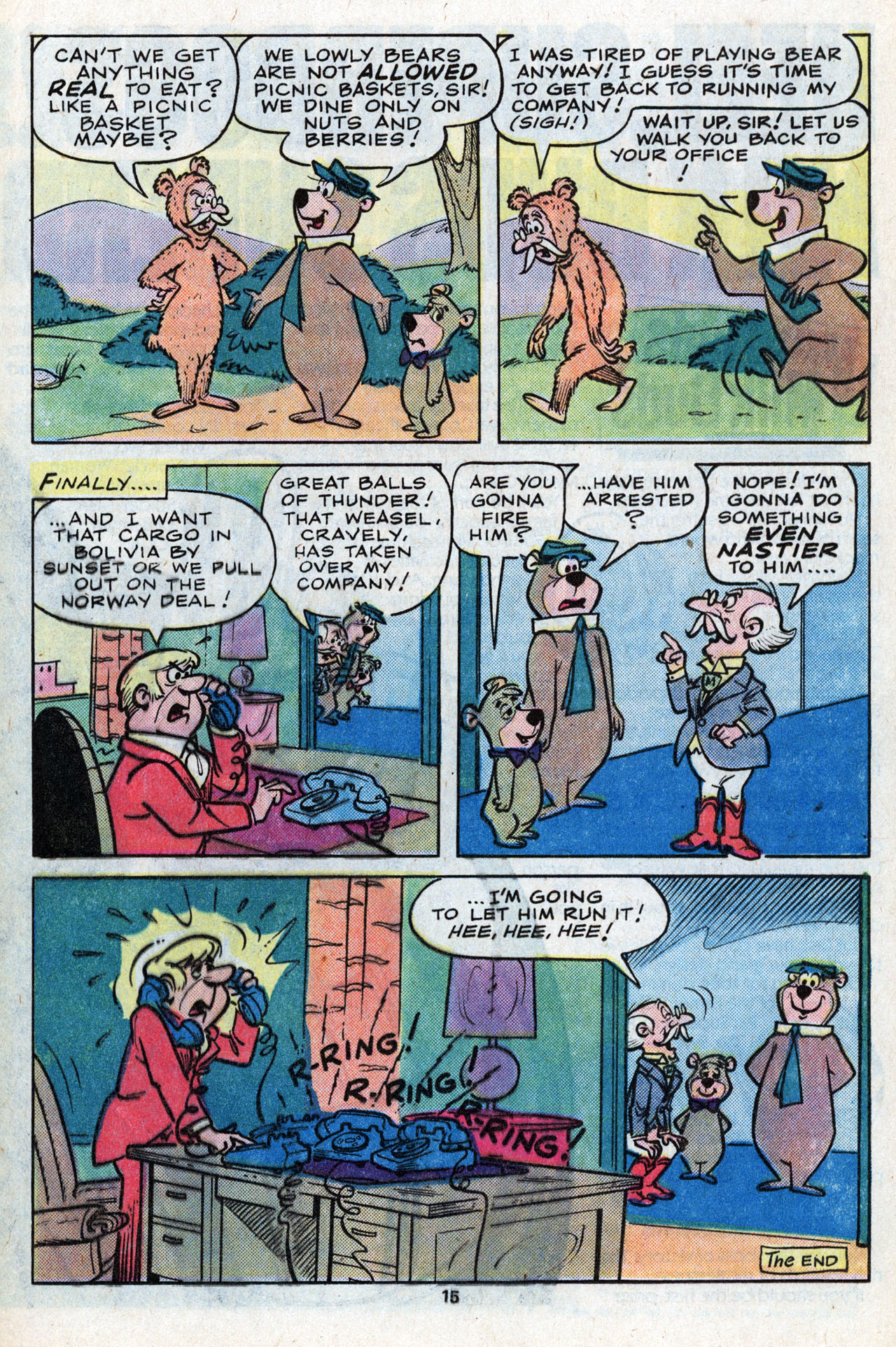 Read online Yogi Bear comic -  Issue #7 - 17