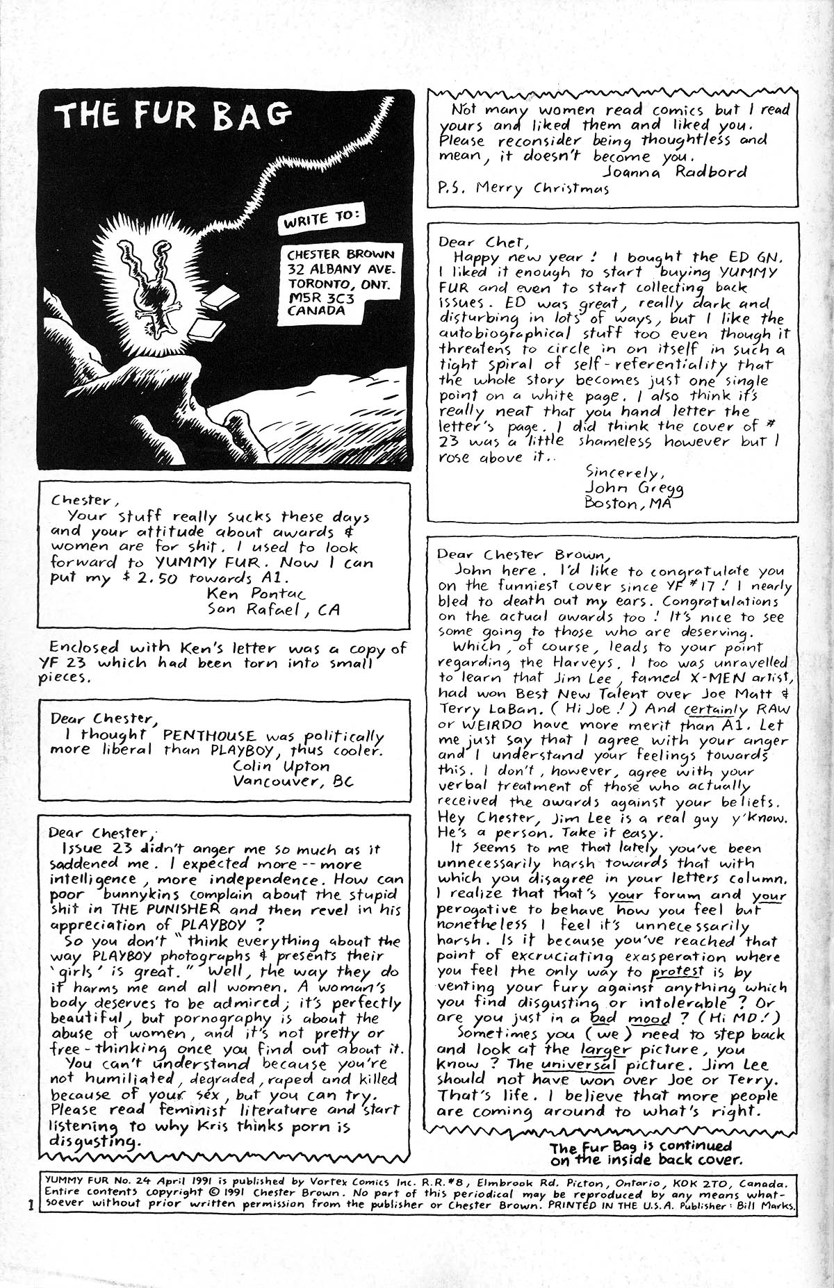 Read online Yummy Fur comic -  Issue #24 - 2