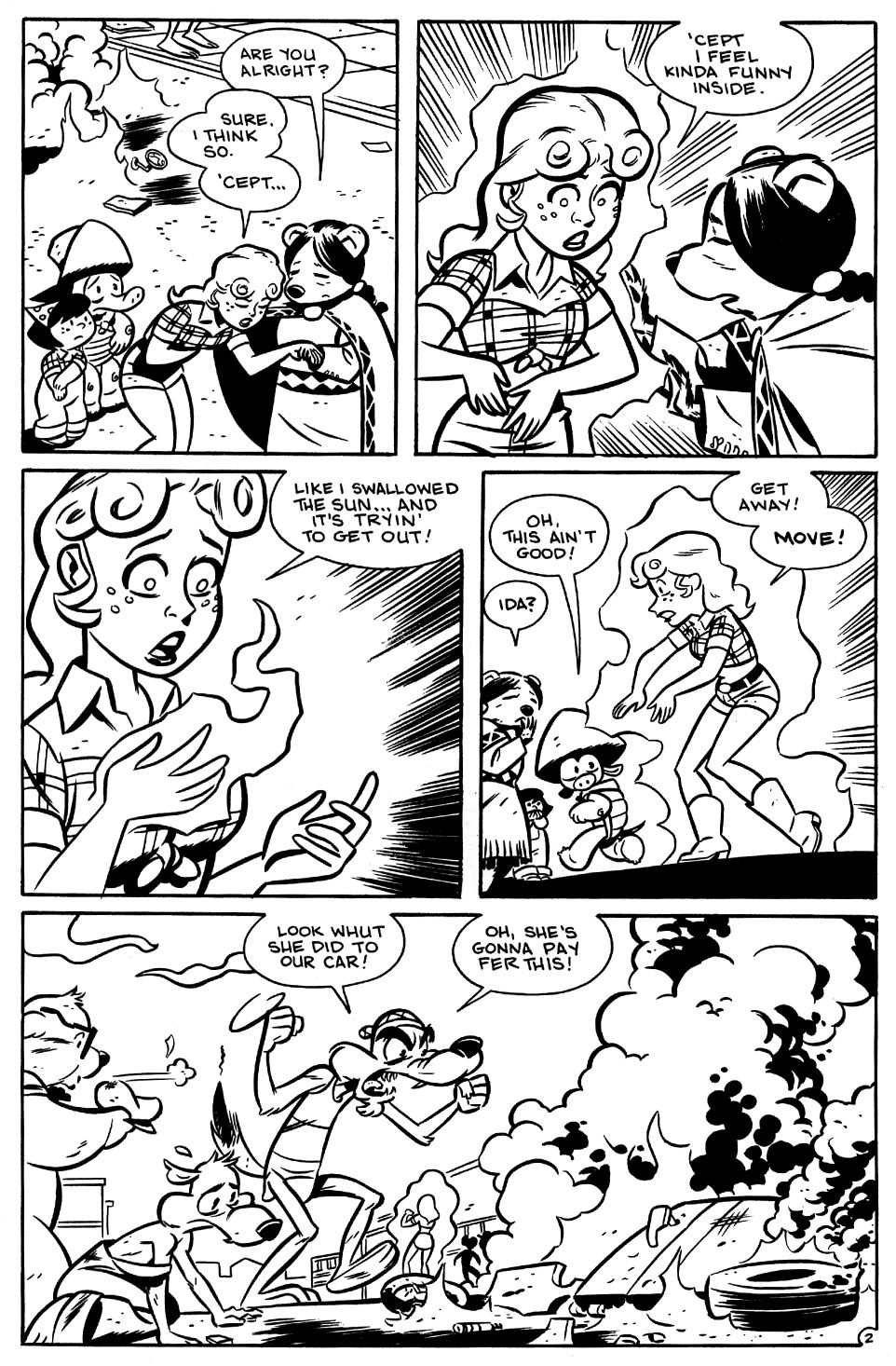 Read online Mutant, Texas: Tales of Sheriff Ida Red comic -  Issue #2 - 4