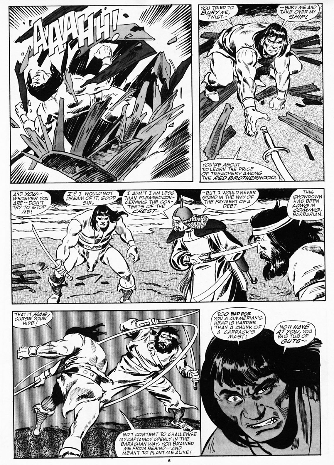 Read online The Savage Sword Of Conan comic -  Issue #190 - 8