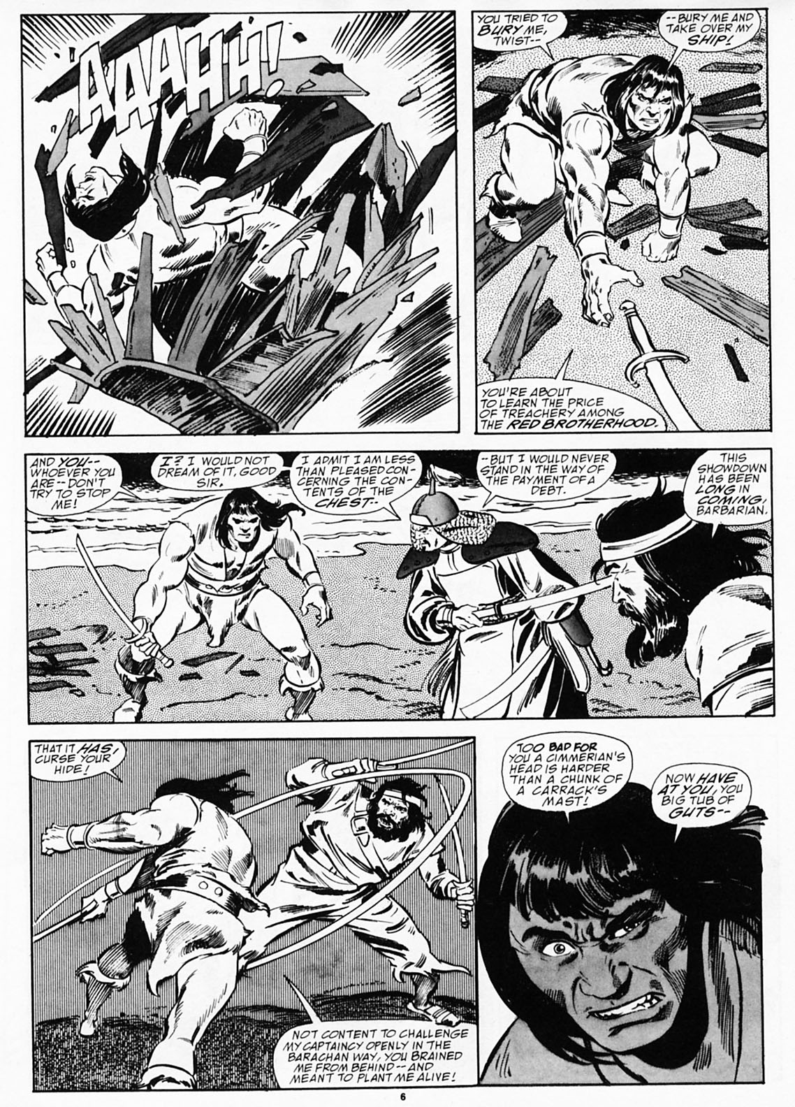Read online The Savage Sword Of Conan comic -  Issue #190 - 8