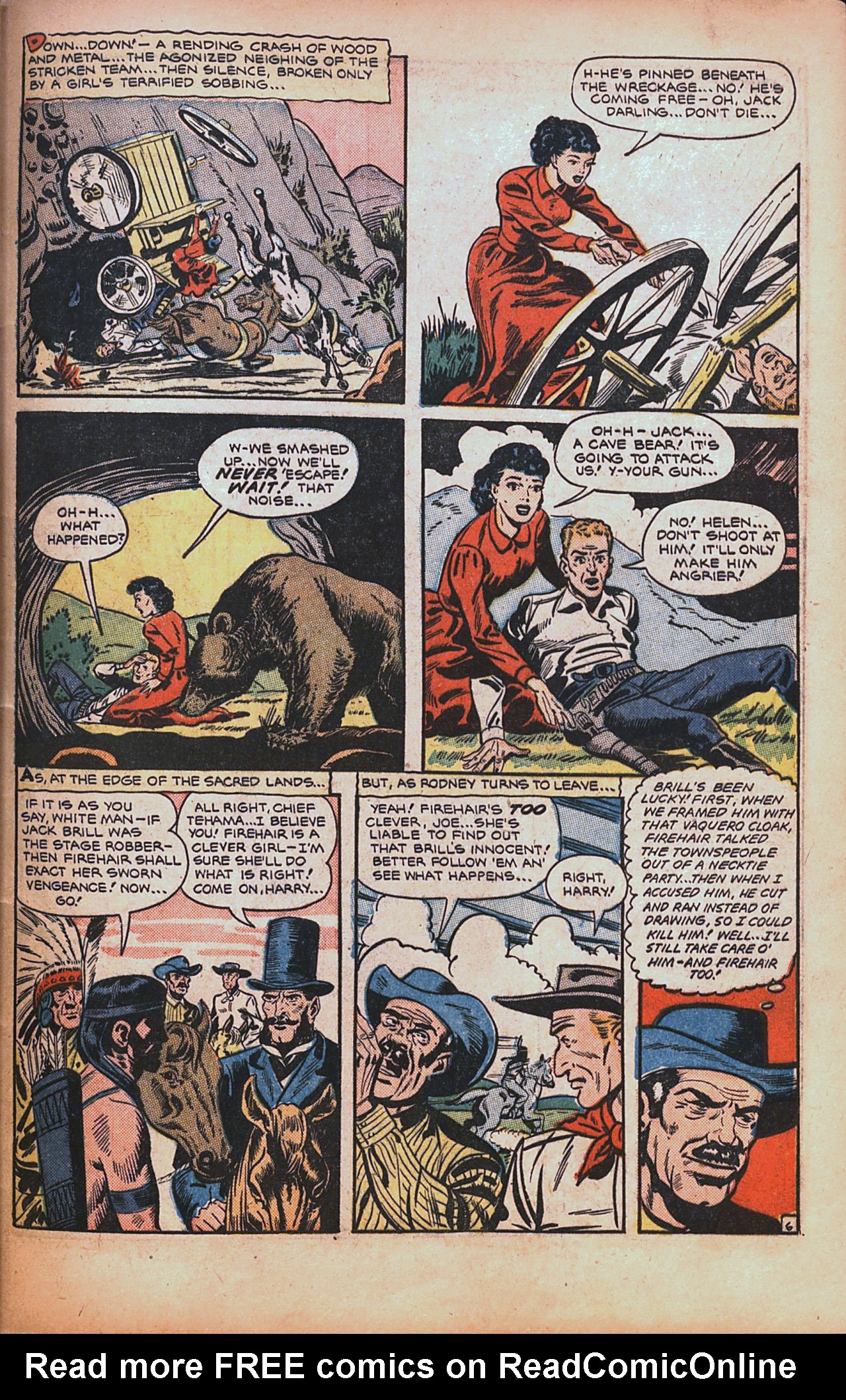 Read online Pioneer West Romances comic -  Issue #3 - 45
