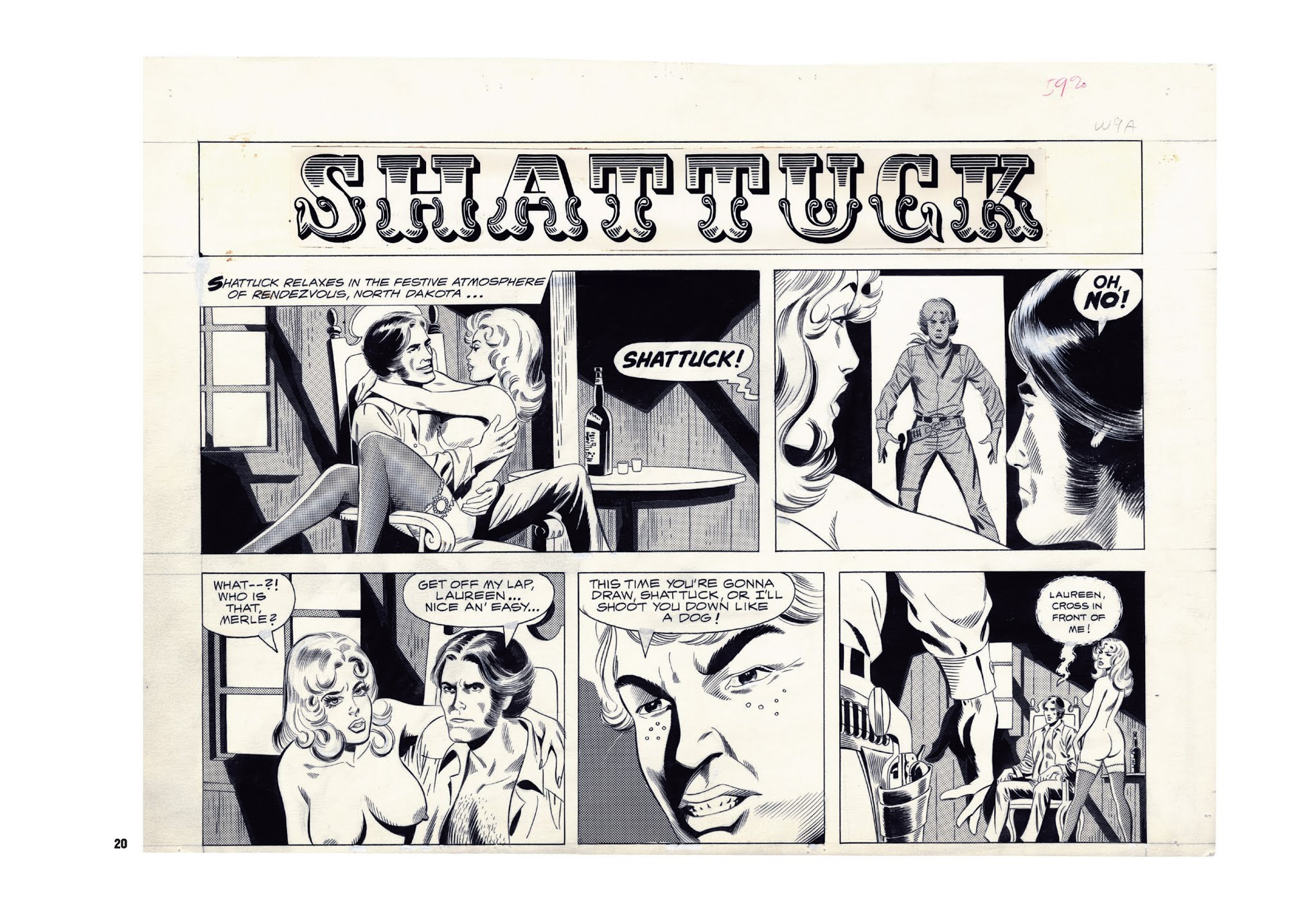 Read online Wallace Wood Presents Shattuck comic -  Issue # TPB - 20