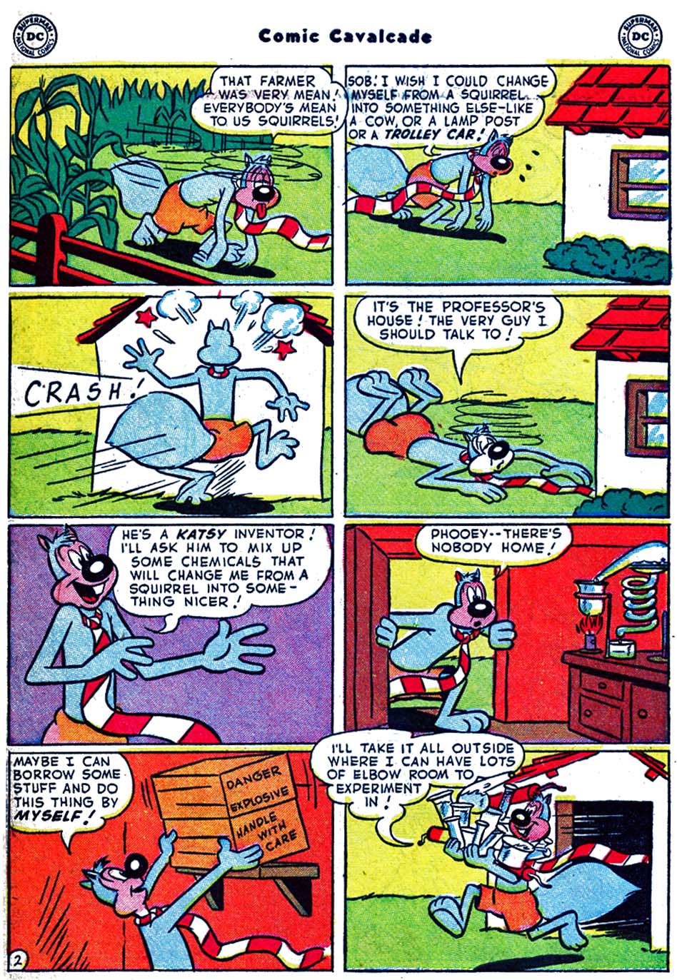 Read online Comic Cavalcade comic -  Issue #53 - 10