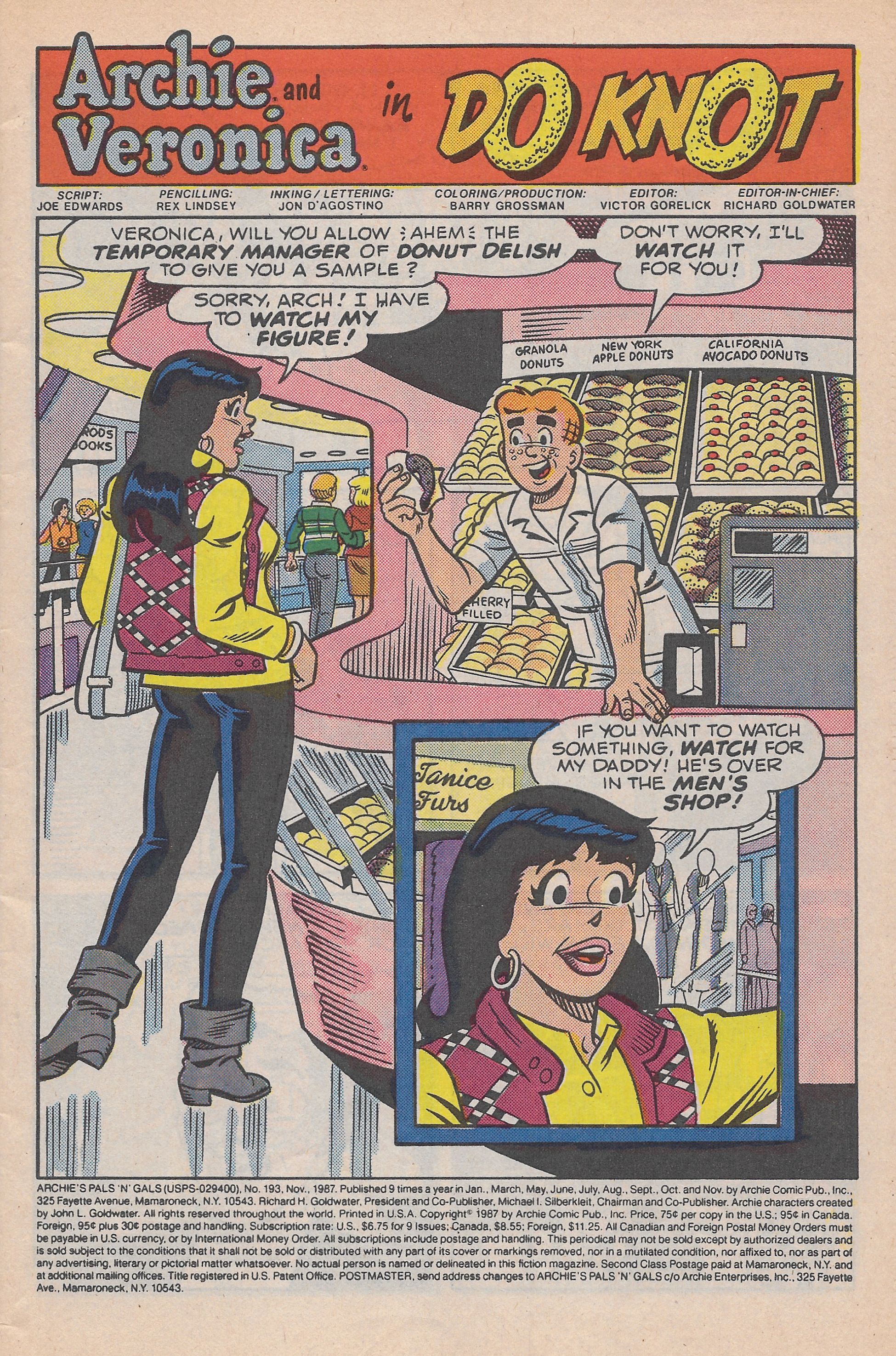 Read online Archie's Pals 'N' Gals (1952) comic -  Issue #193 - 3