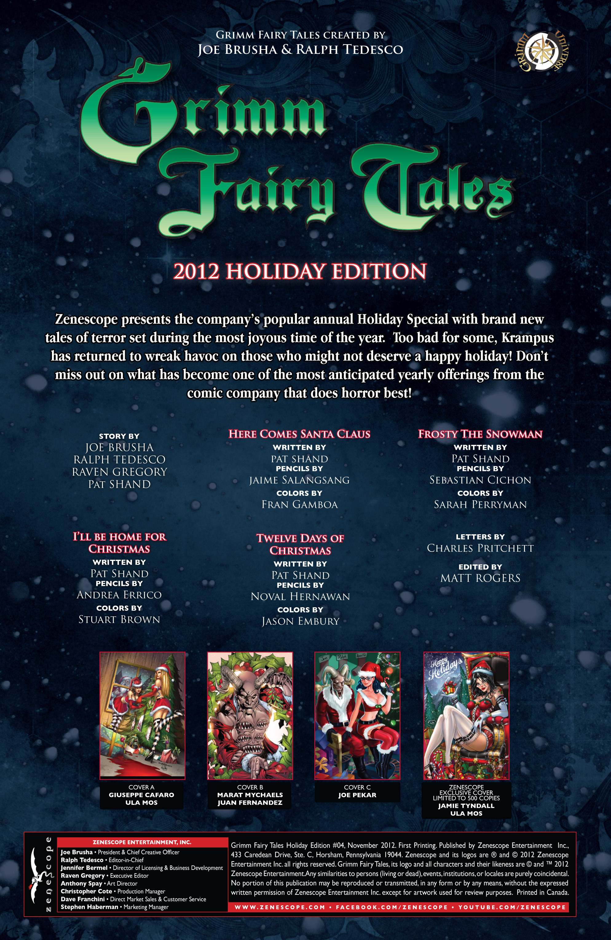 Read online Grimm Fairy Tales: Holiday Editions comic -  Issue #4 - 2