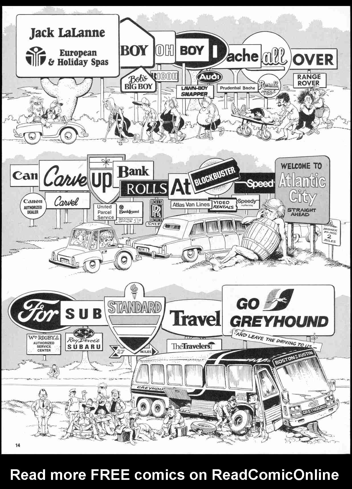 Read online MAD comic -  Issue #308 - 16