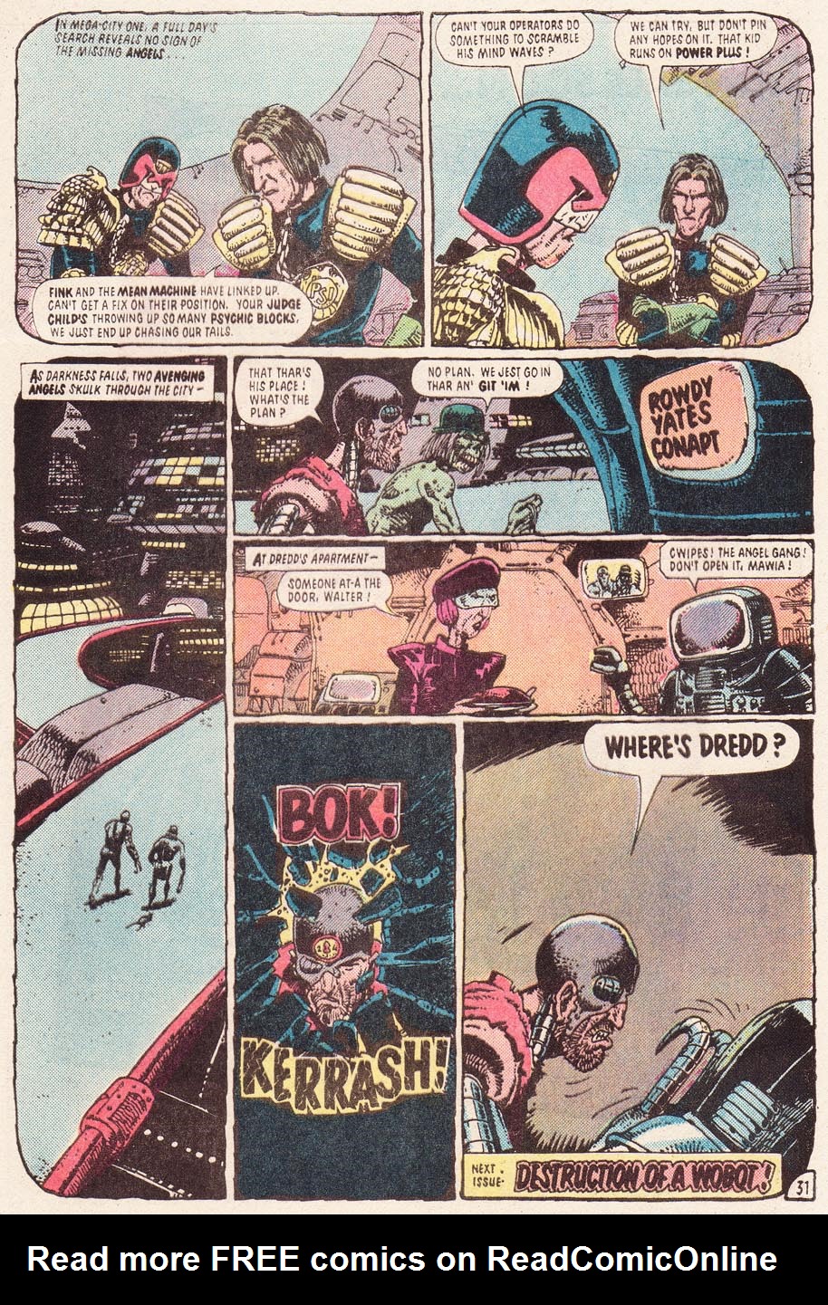 Read online Judge Dredd (1983) comic -  Issue #31 - 33