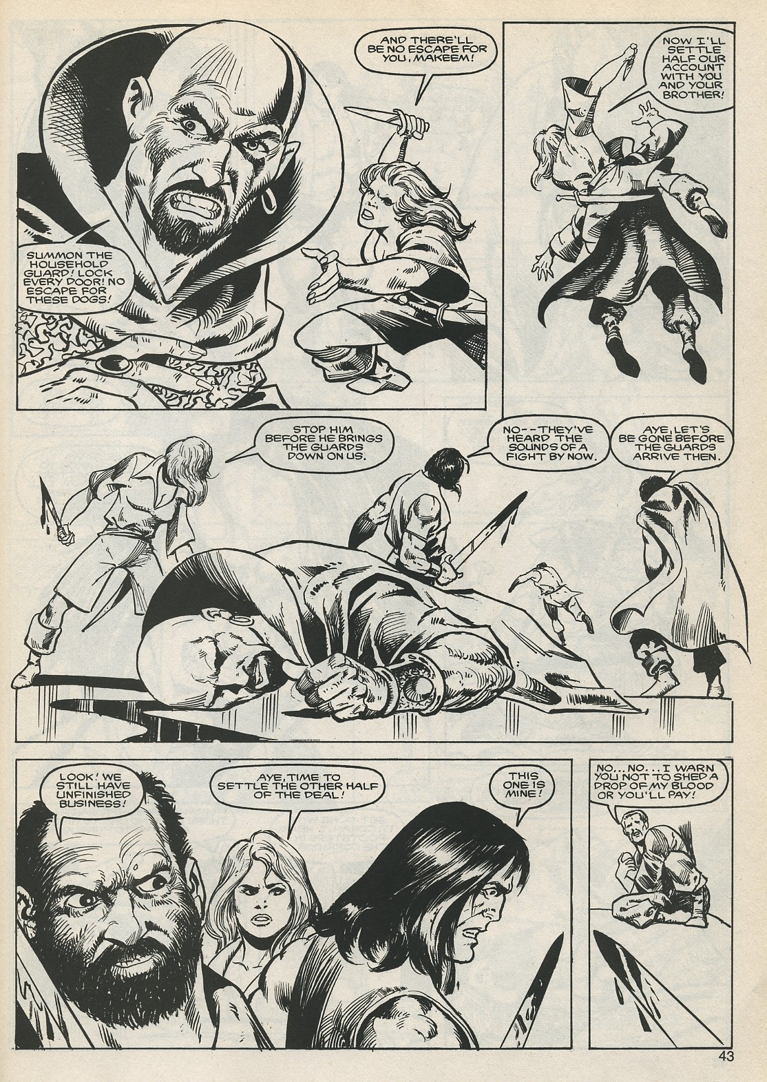 Read online The Savage Sword Of Conan comic -  Issue #127 - 43
