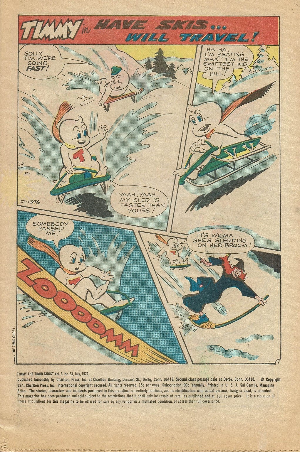 Read online Timmy the Timid Ghost comic -  Issue #23 - 3