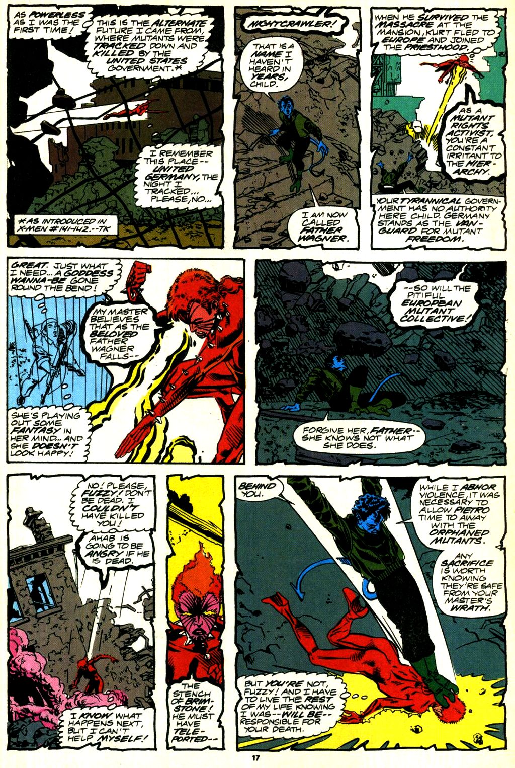 Read online Excalibur (1988) comic -  Issue #35 - 13