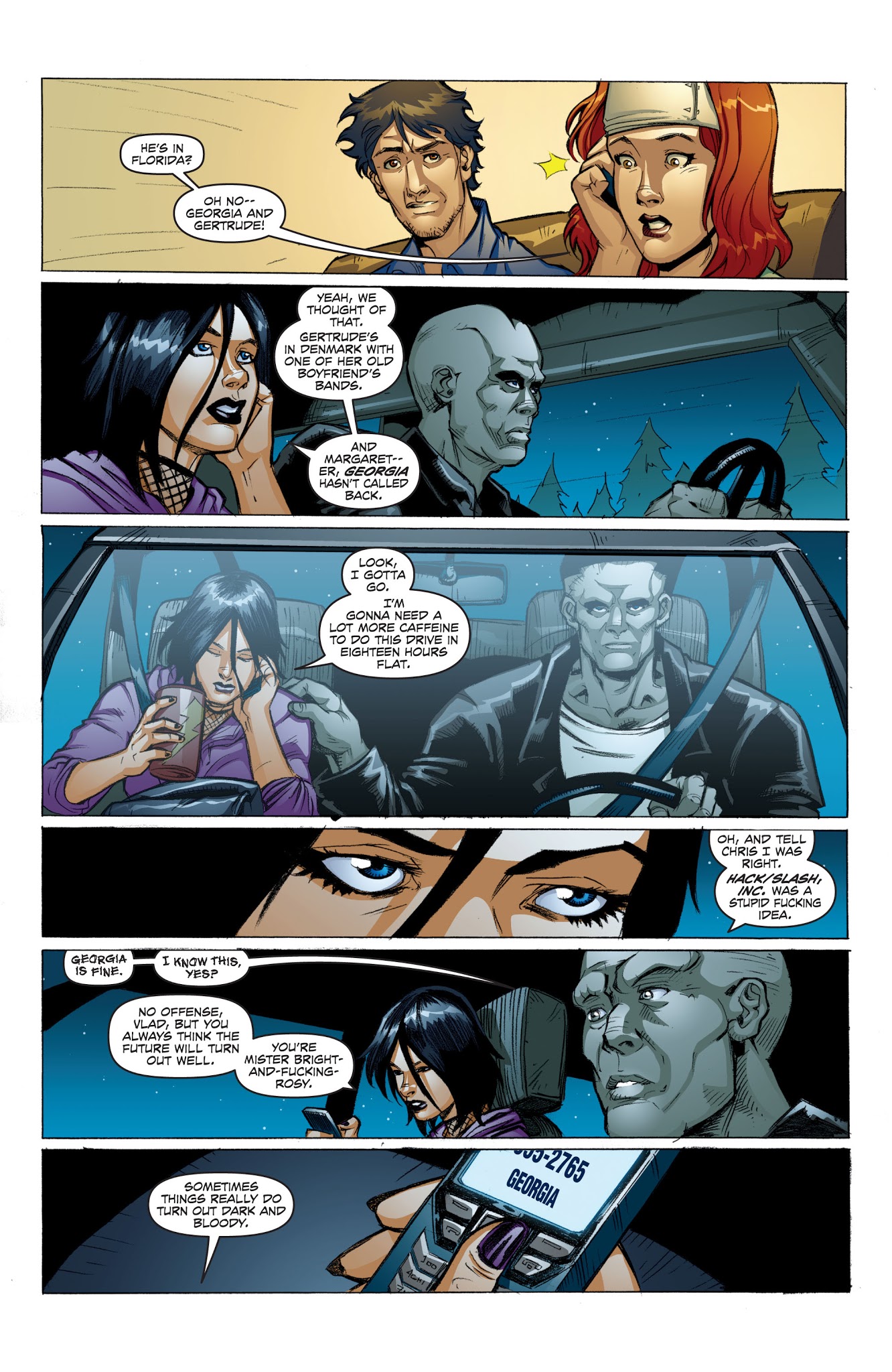 Read online Hack/Slash: The Series comic -  Issue # _Annual 2010 - 9