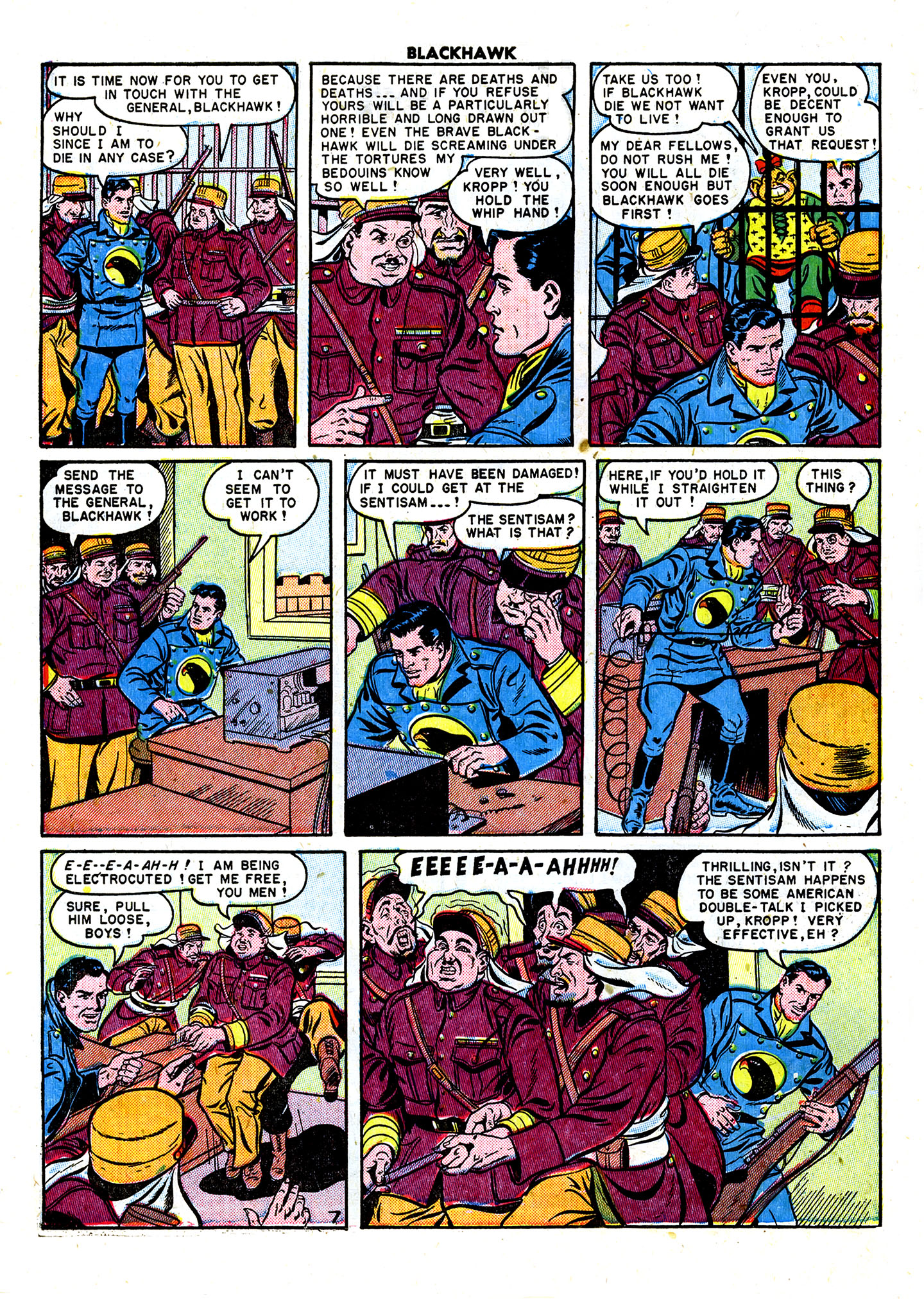 Read online Blackhawk (1957) comic -  Issue #36 - 48