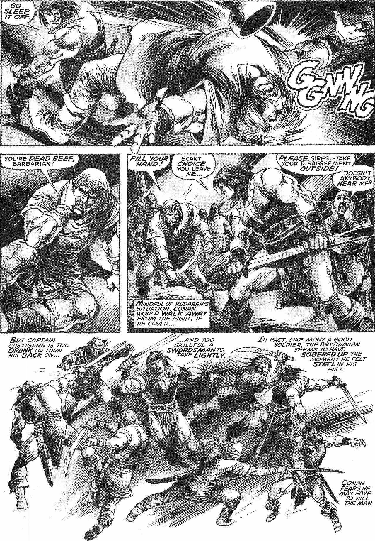 Read online The Savage Sword Of Conan comic -  Issue #208 - 34