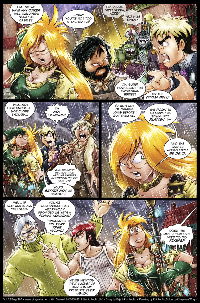 Read online Girl Genius (2002) comic -  Issue #12 - 167