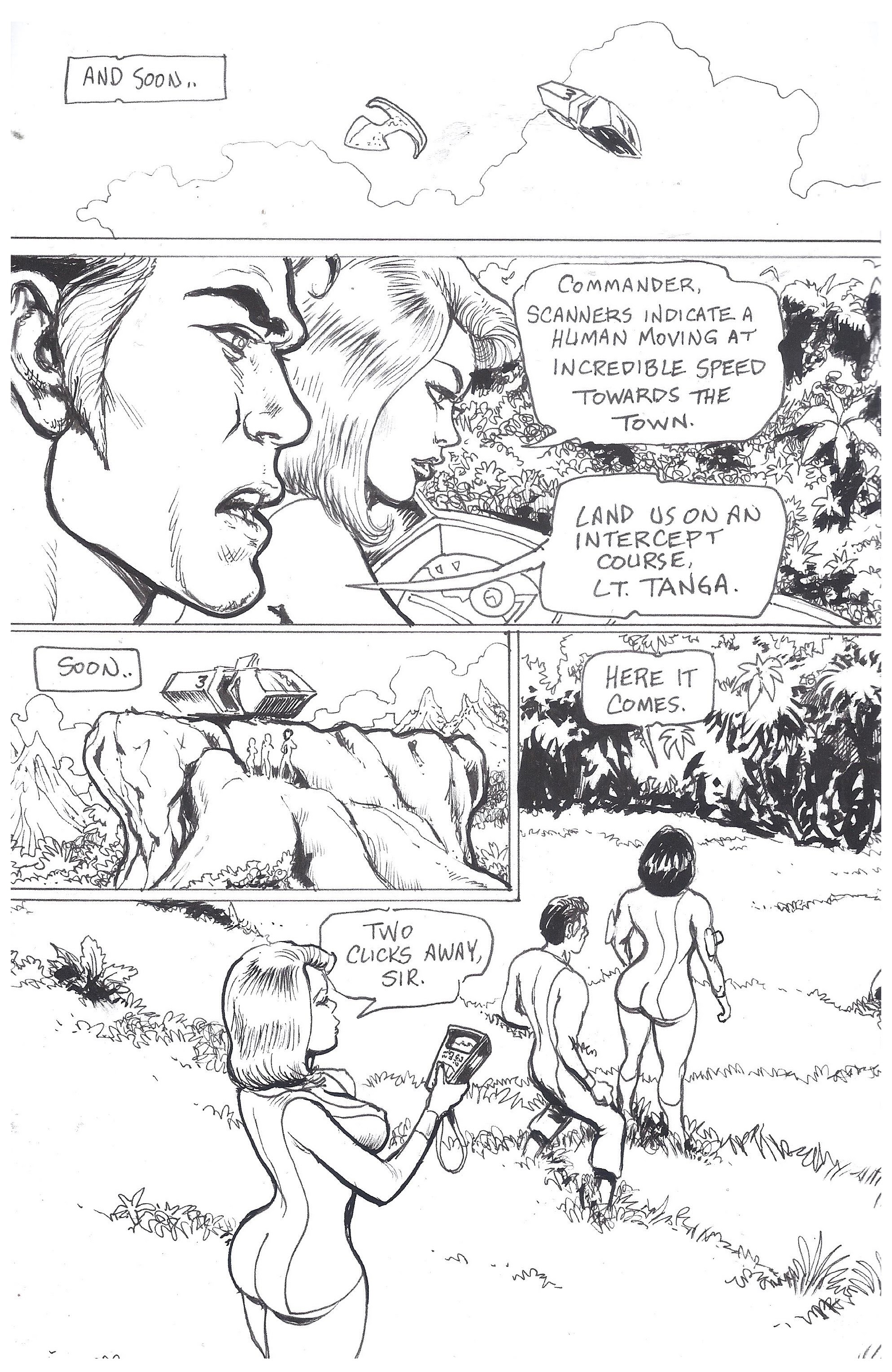 Read online Cavewoman: Starship Blish comic -  Issue #1 - 12