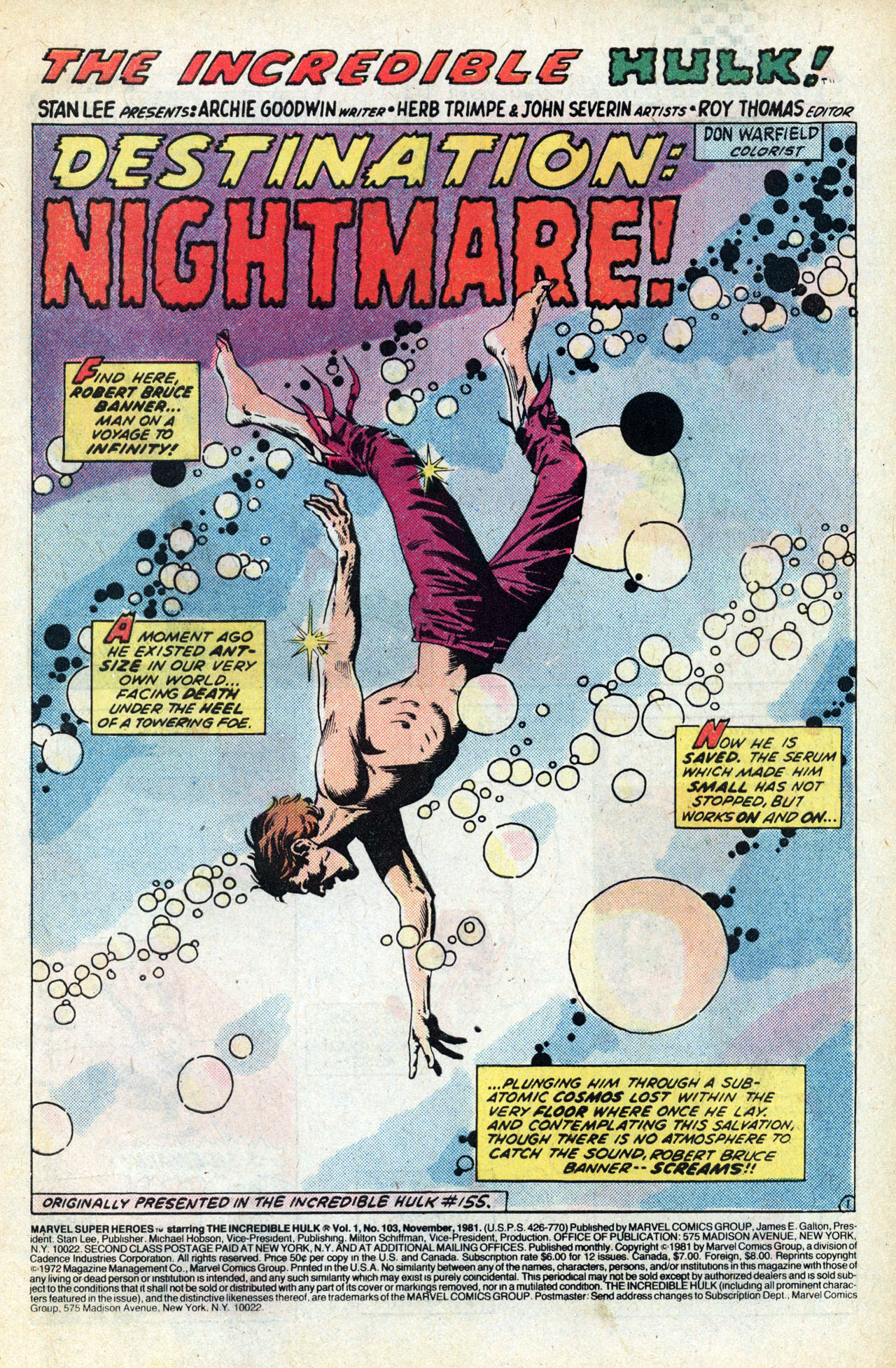 Read online Marvel Super-Heroes comic -  Issue #103 - 3