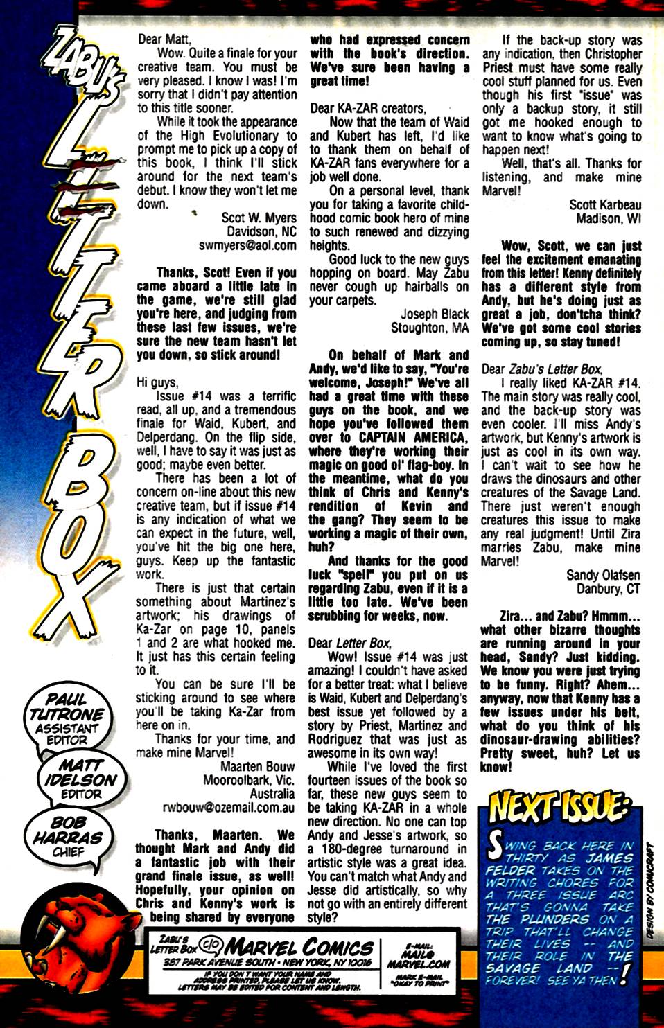 Read online Ka-Zar (1997) comic -  Issue #17 - 24