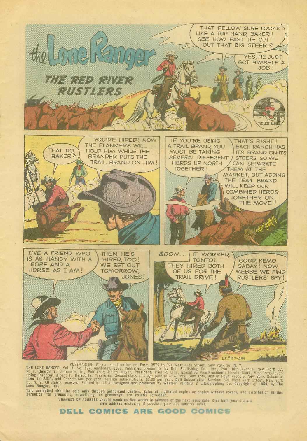Read online The Lone Ranger (1948) comic -  Issue #127 - 3