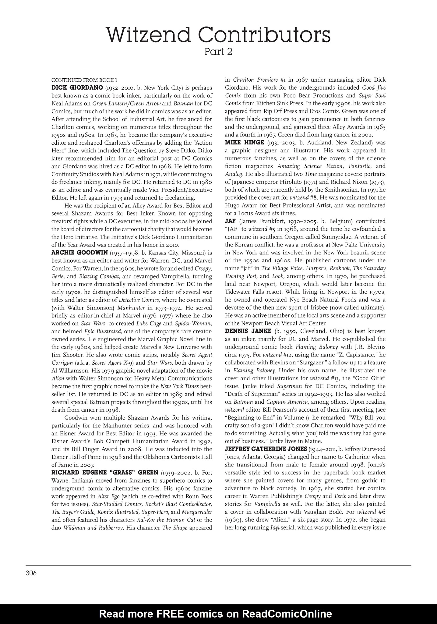 Read online Witzend comic -  Issue # TPB - 627