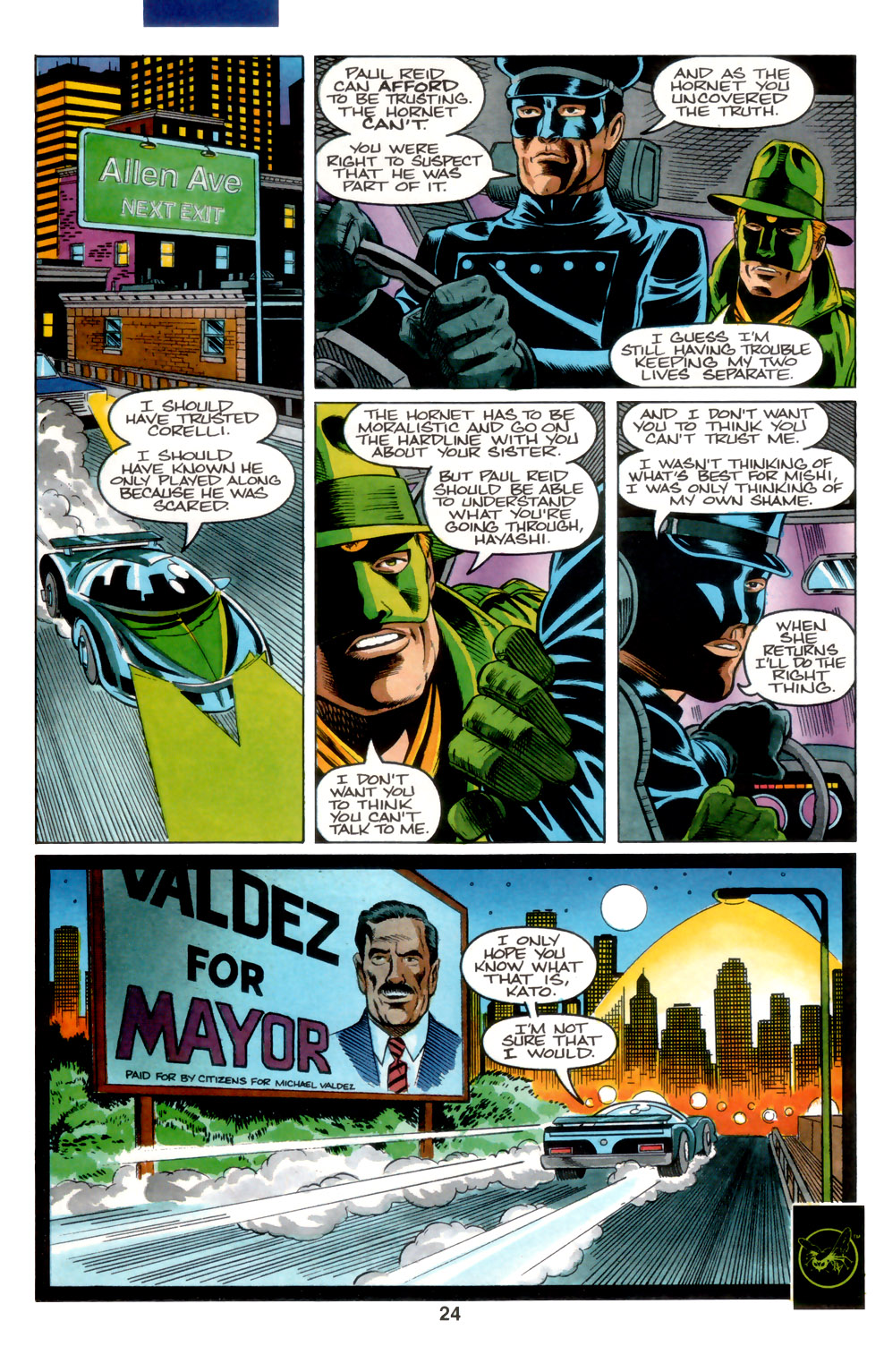 Read online The Green Hornet (1991) comic -  Issue #4 - 25