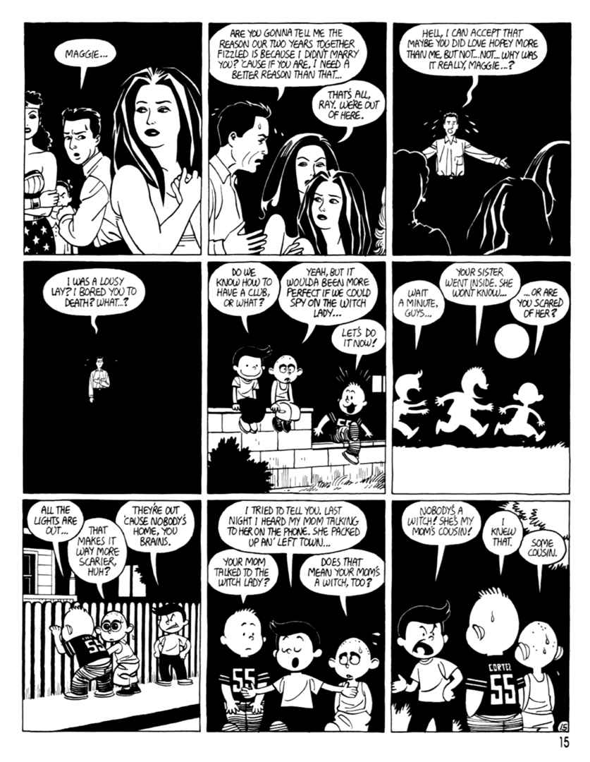 Read online Love and Rockets (1982) comic -  Issue #37 - 17