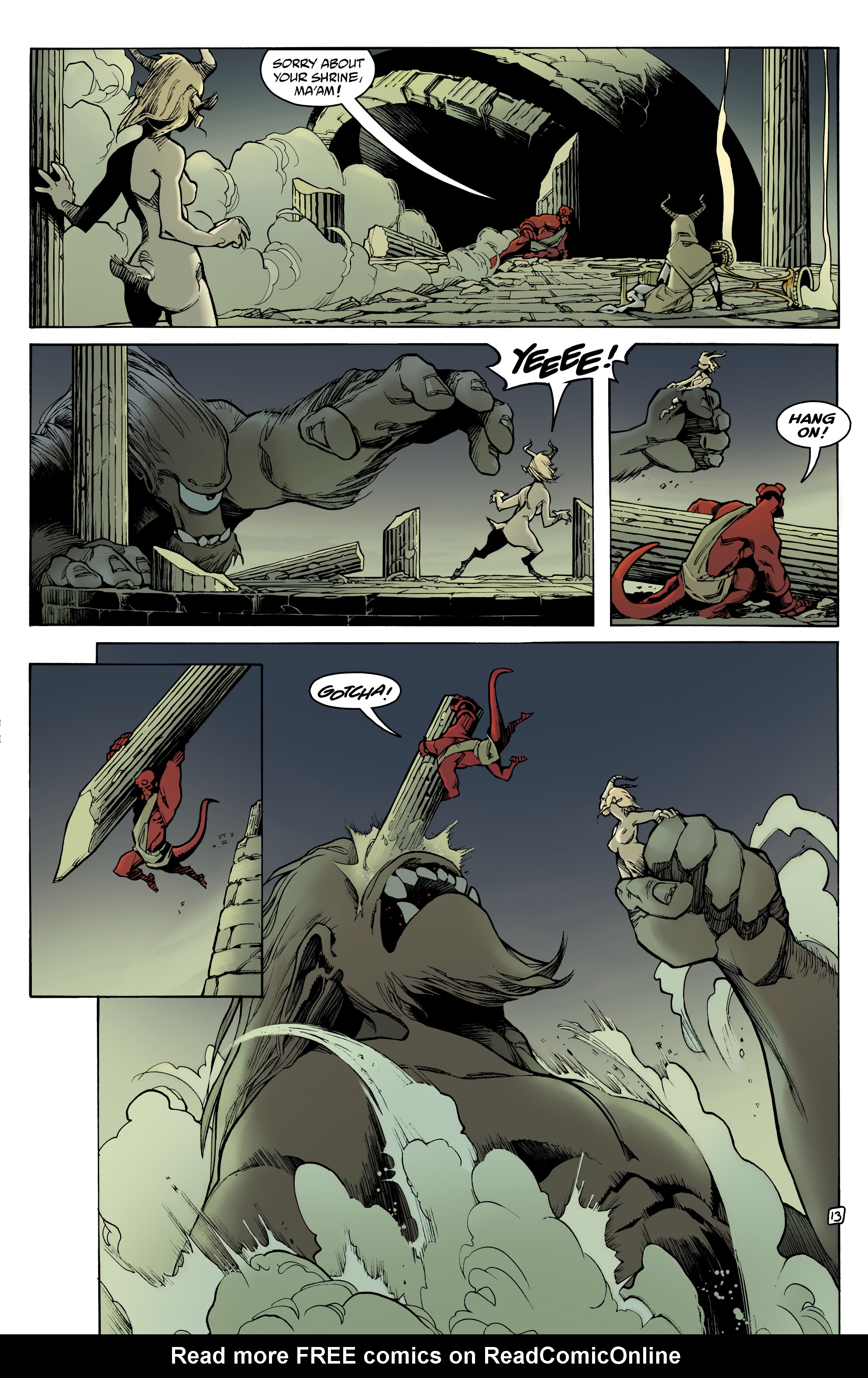 Read online Hellboy and the B.P.R.D.: Night of the Cyclops comic -  Issue # Full - 14