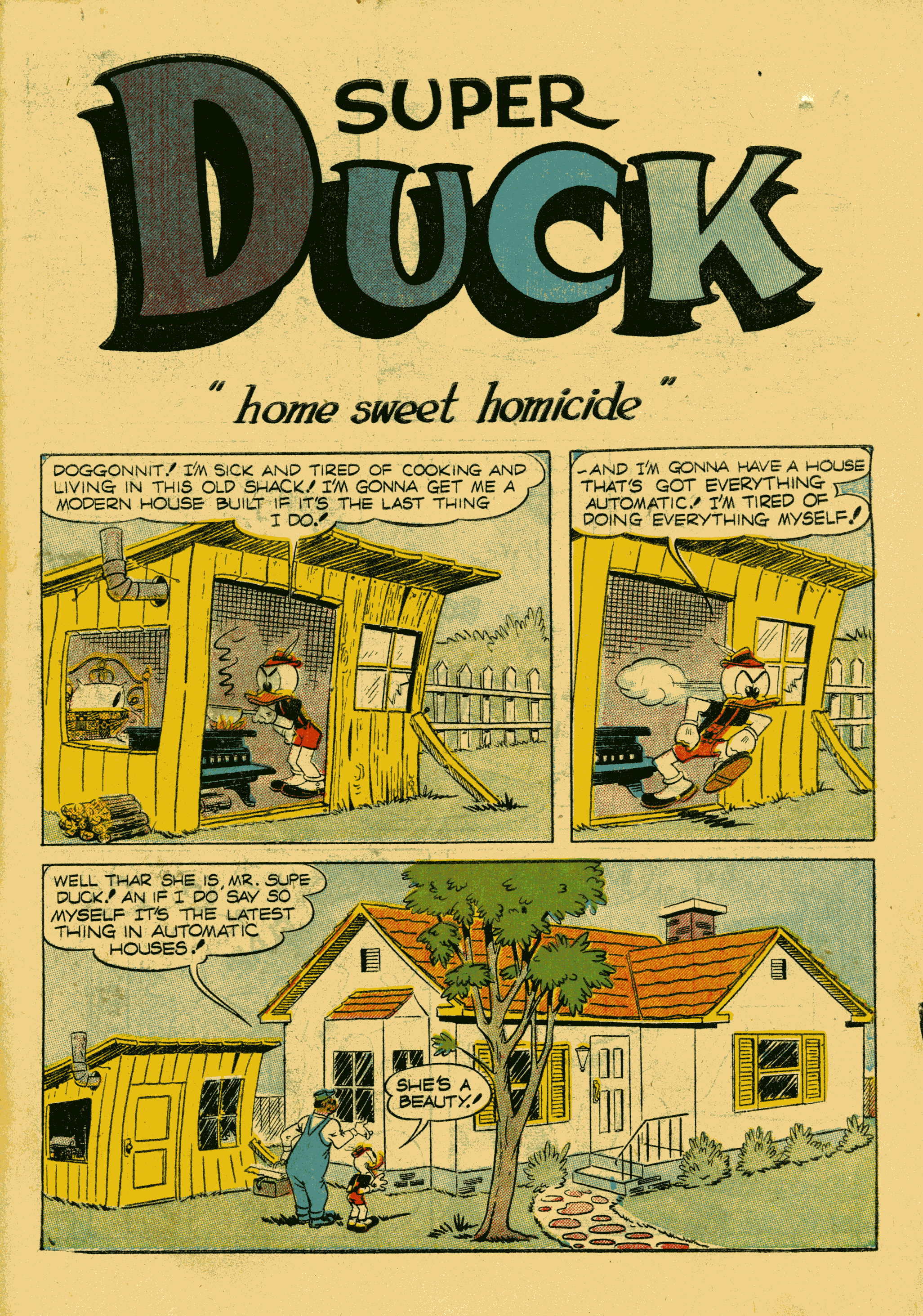 Read online Super Duck Comics comic -  Issue #34 - 47