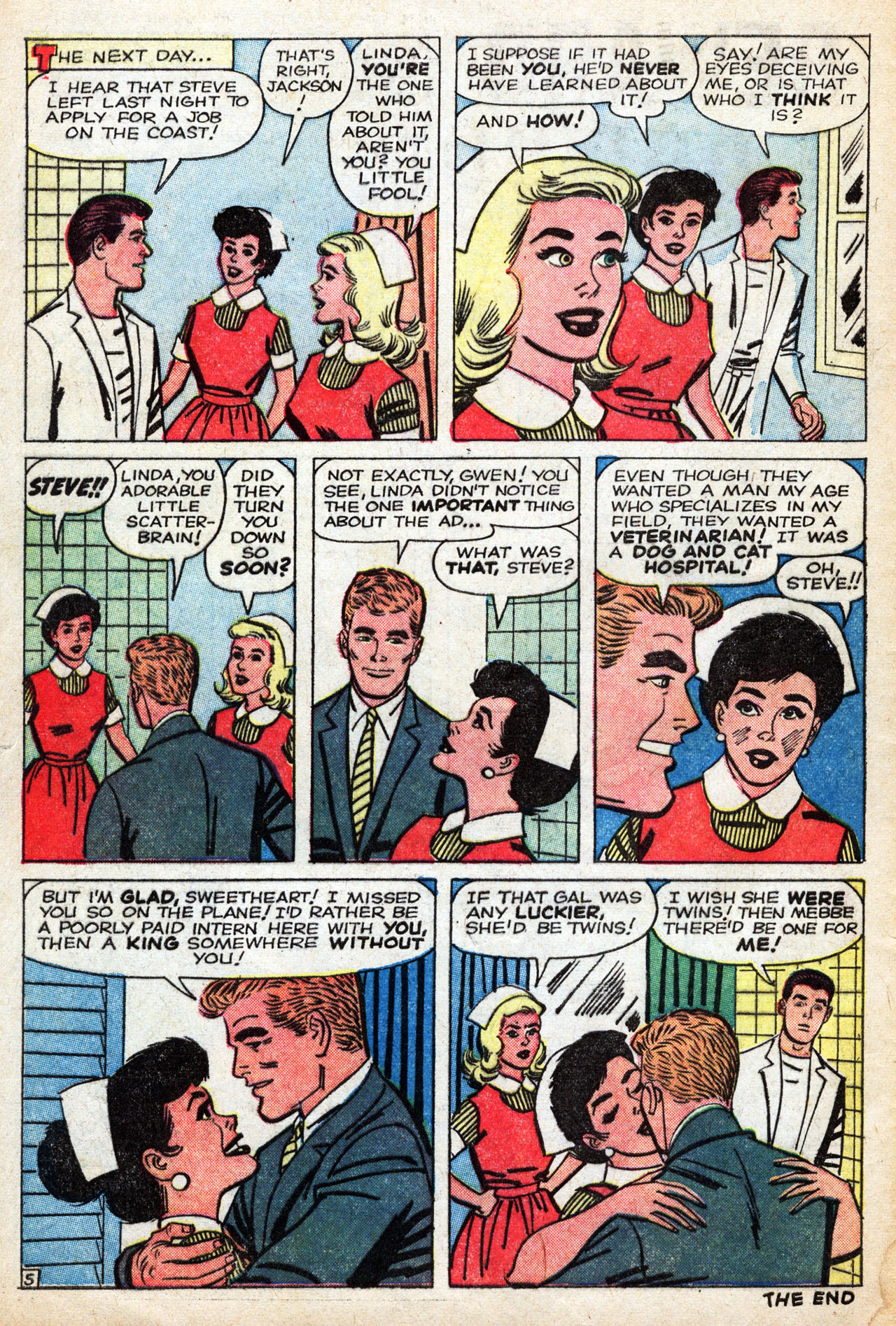 Read online Linda Carter, Student Nurse comic -  Issue #4 - 32