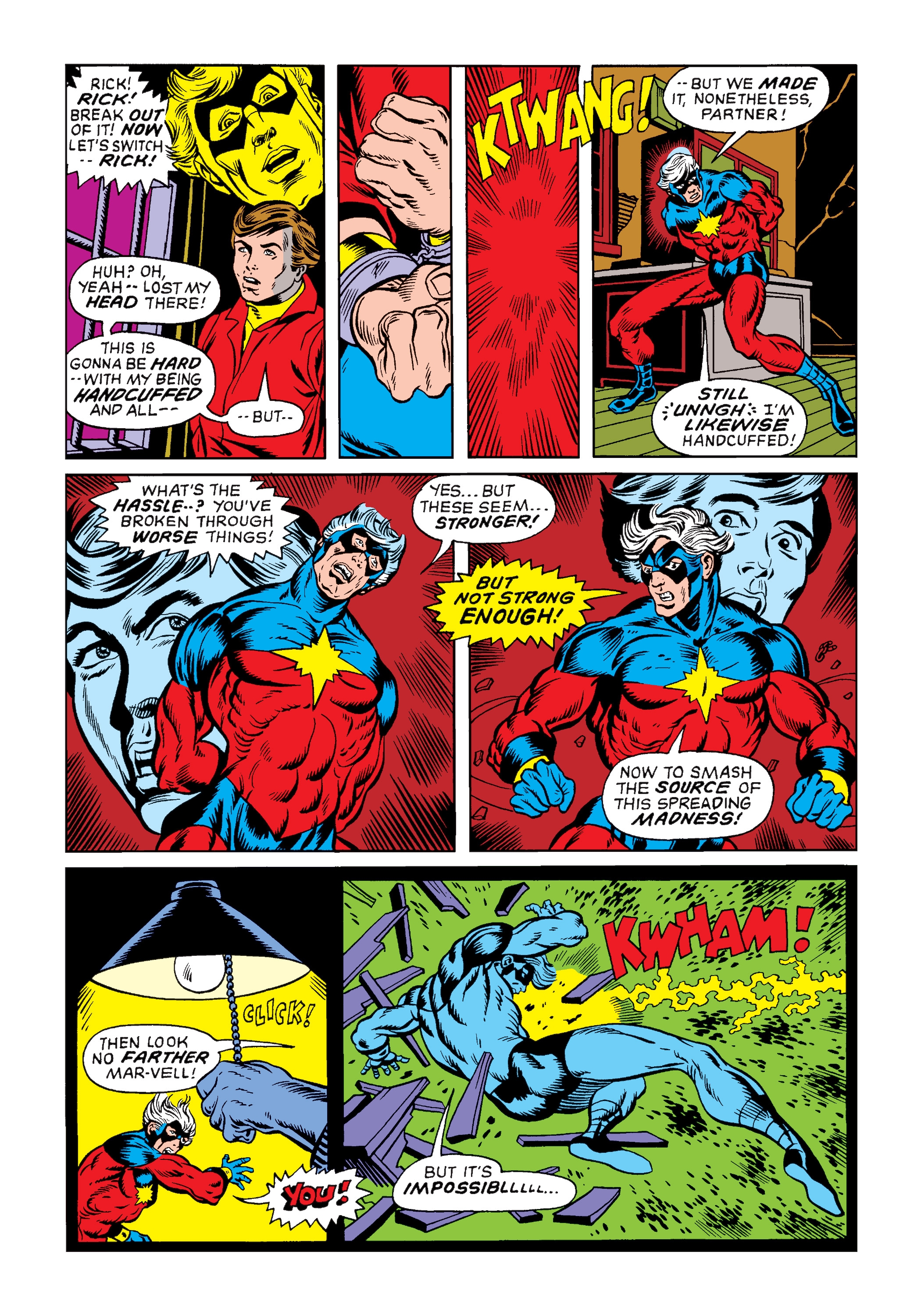 Read online Marvel Masterworks: Captain Marvel comic -  Issue # TPB 3 (Part 1) - 98