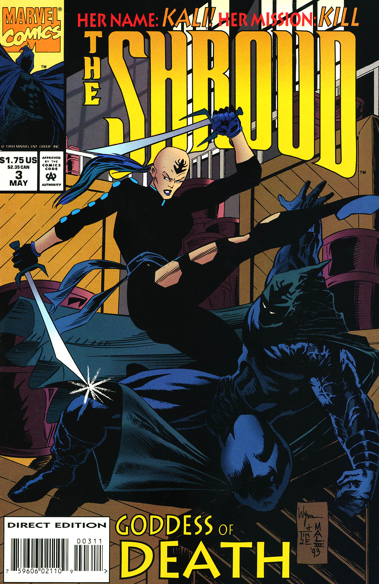 Read online The Shroud comic -  Issue #3 - 1