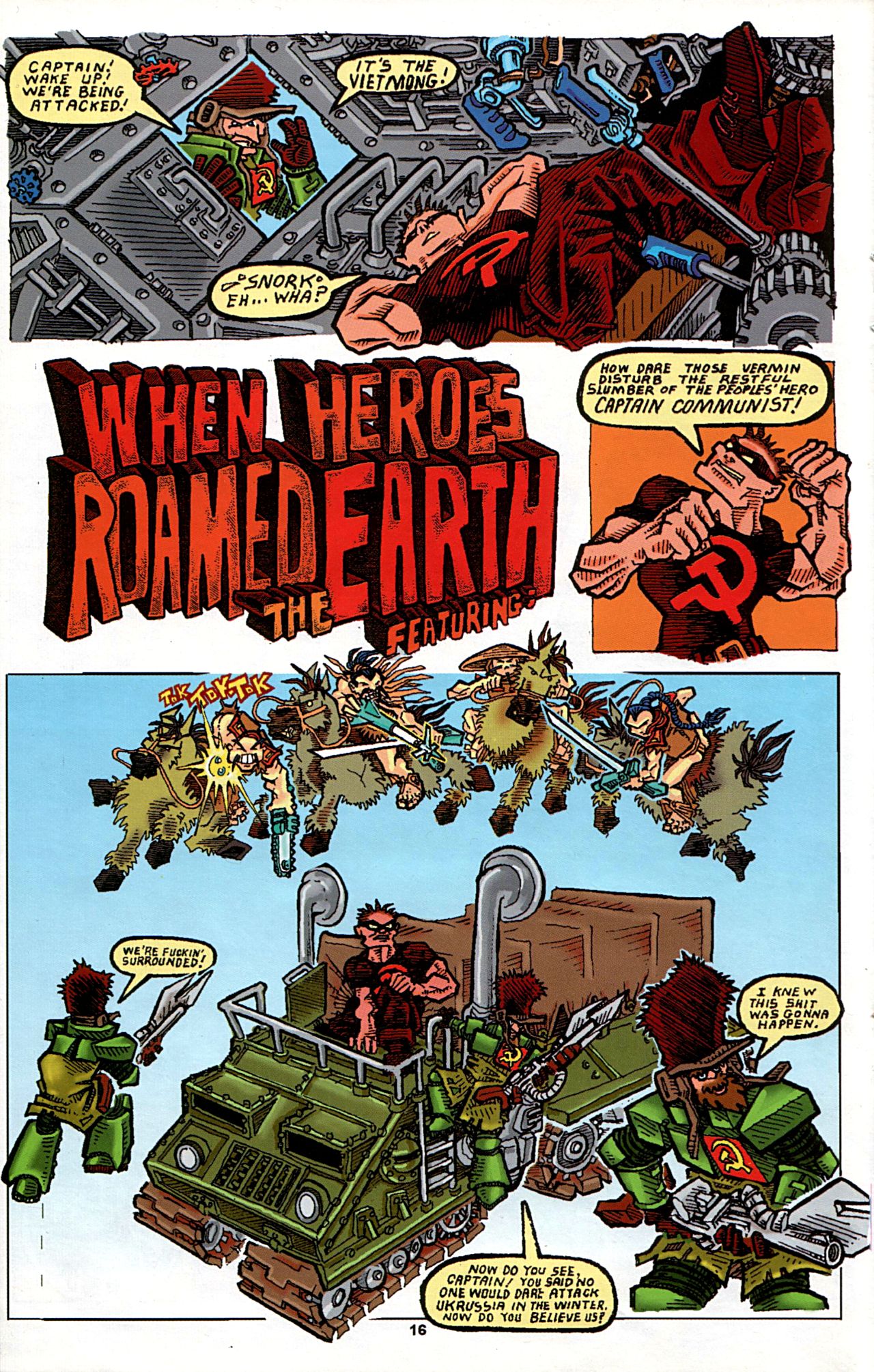 Read online Slavepit Funnies Featuring Gwar comic -  Issue #6 - 18