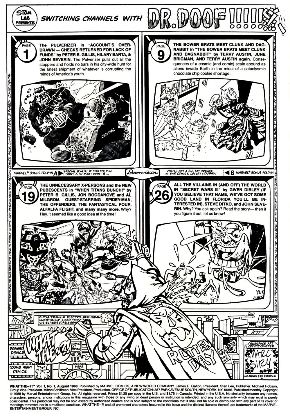 Read online What The--?! comic -  Issue #1 - 2