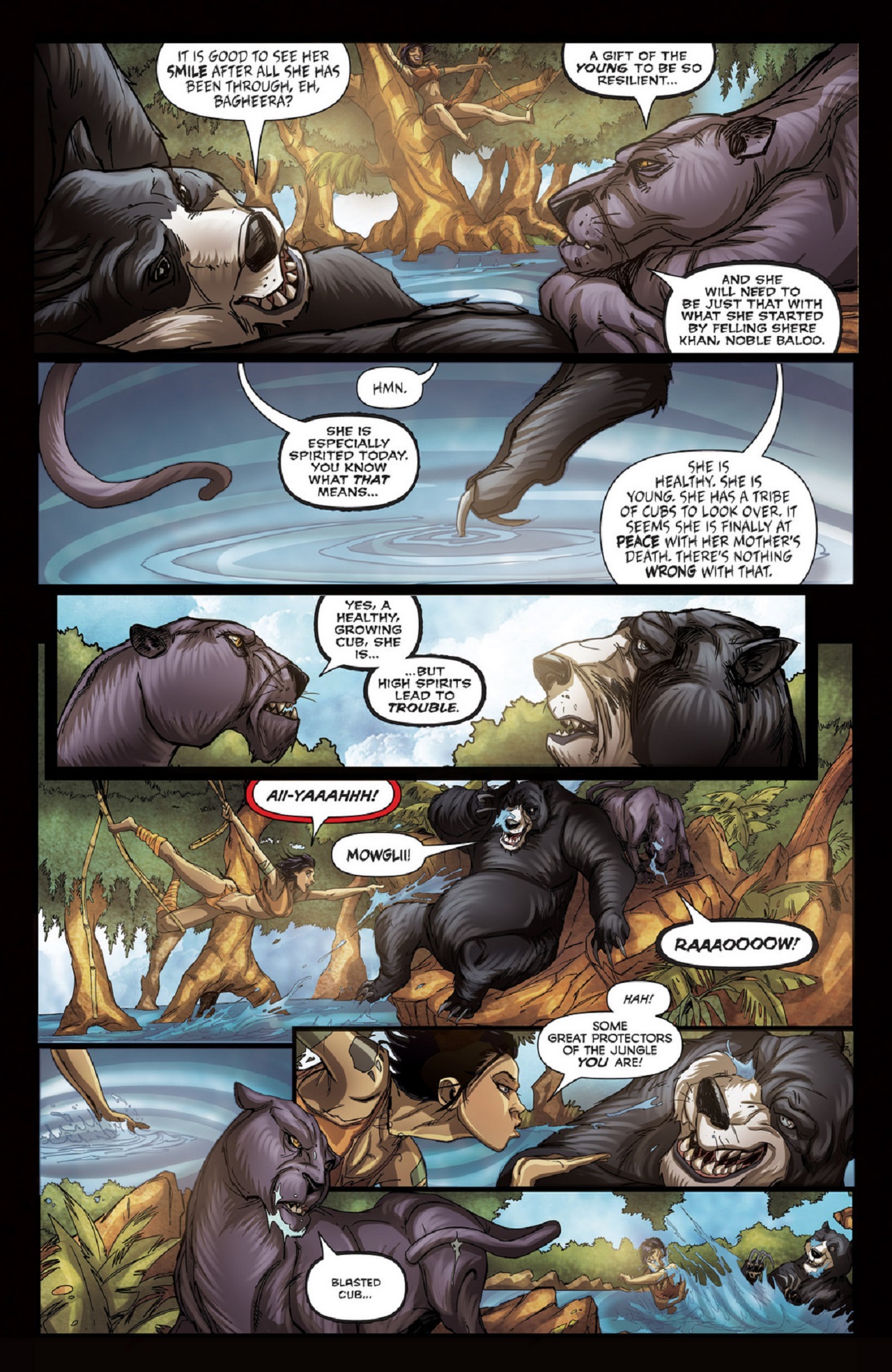 Read online Grimm Fairy Tales presents The Jungle Book: Last of the Species comic -  Issue #1 - 5