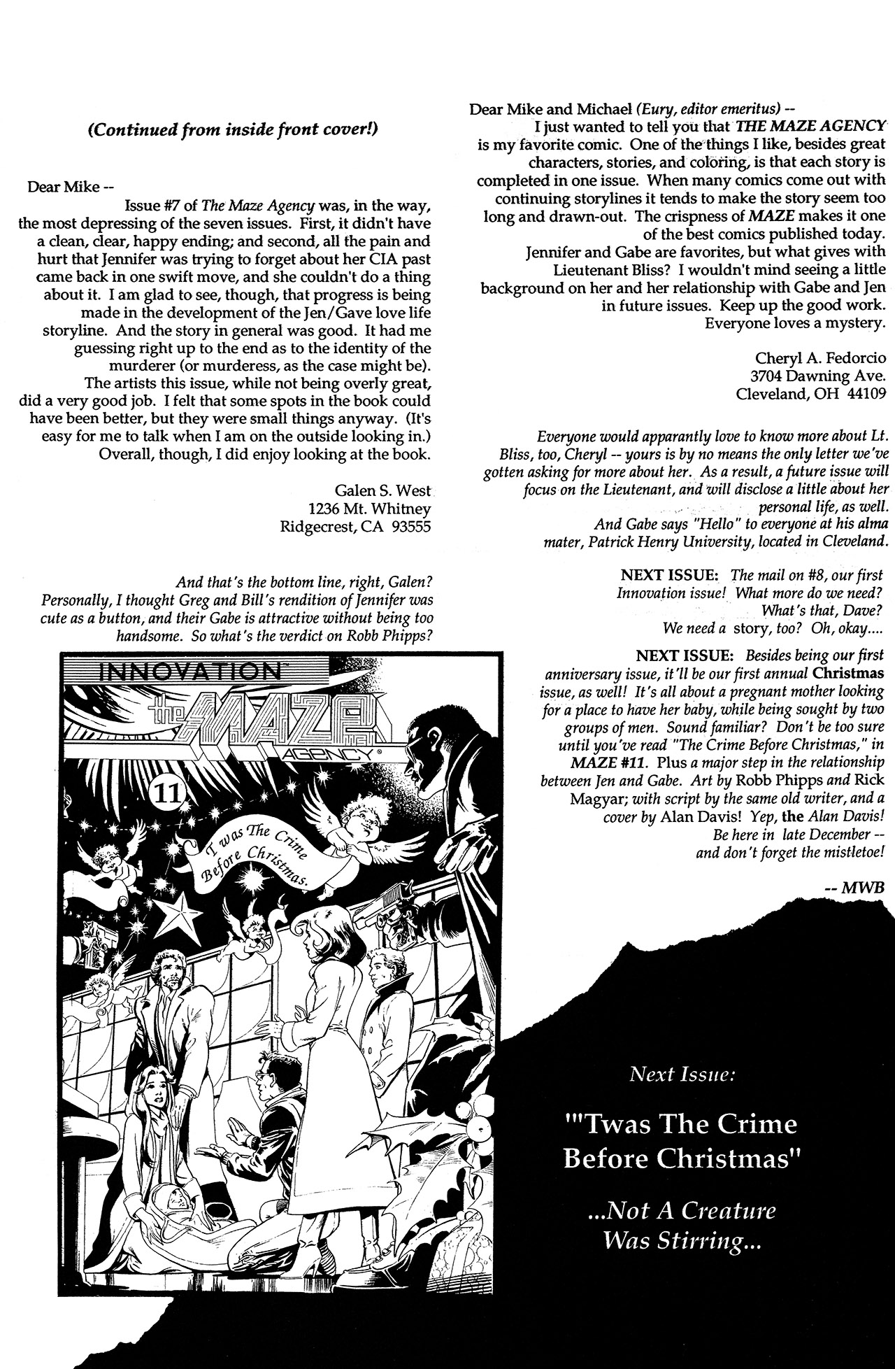 Read online Maze Agency (1989) comic -  Issue #10 - 27