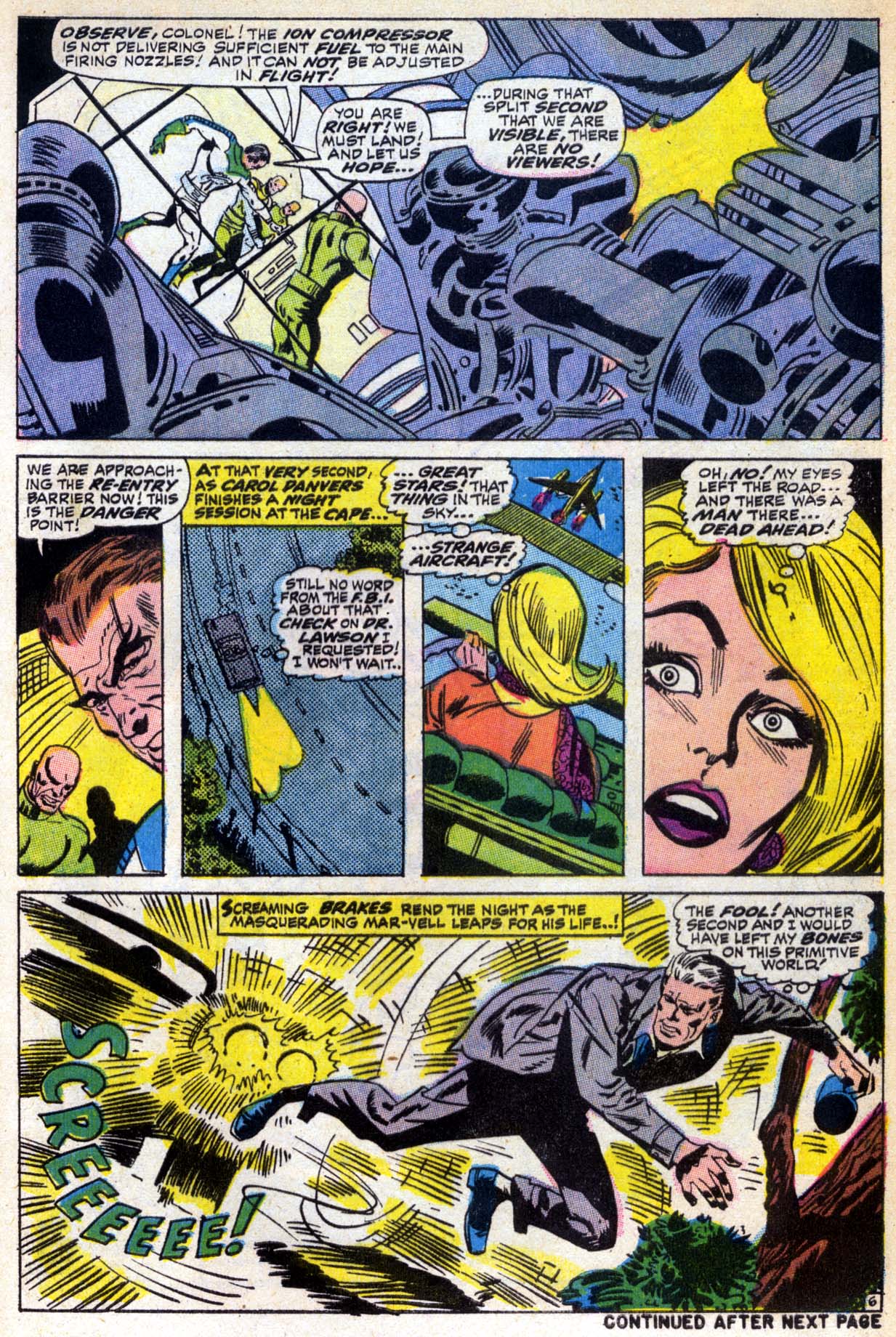 Read online Captain Marvel (1968) comic -  Issue #6 - 7