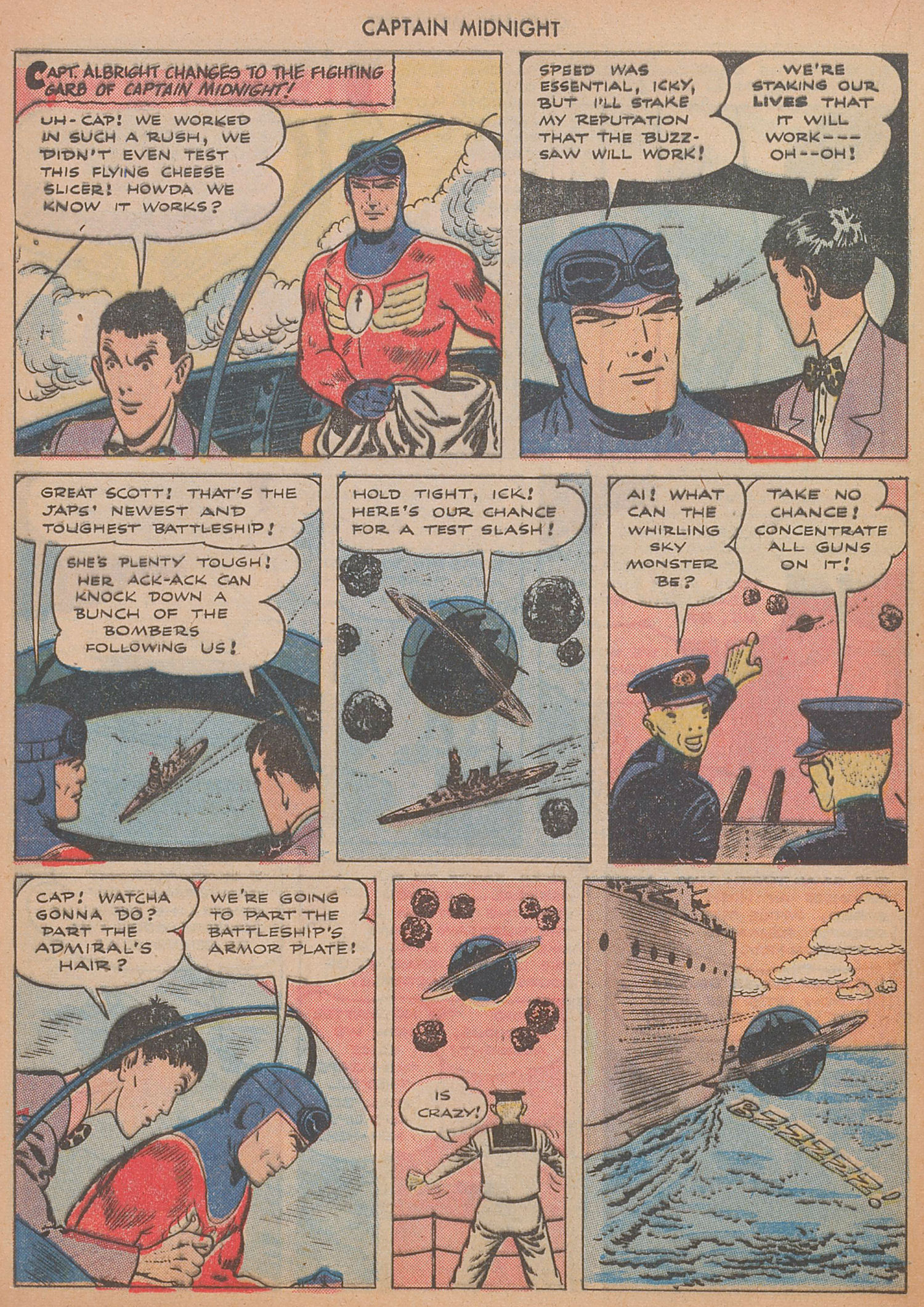 Read online Captain Midnight (1942) comic -  Issue #29 - 16