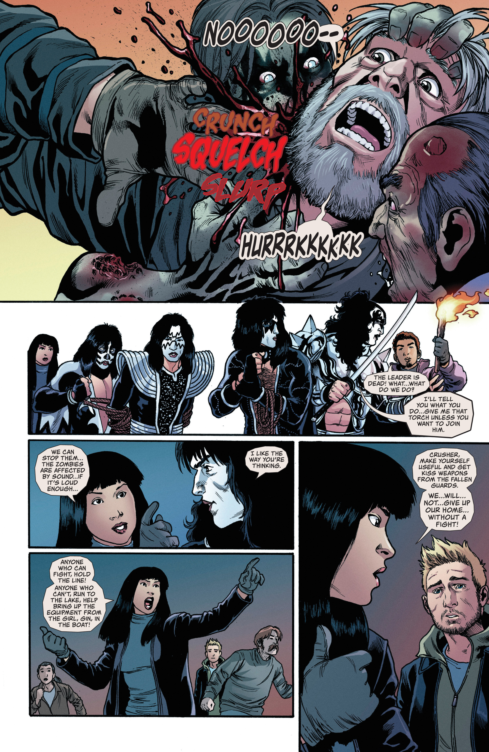 Read online Kiss: Zombies comic -  Issue #5 - 13
