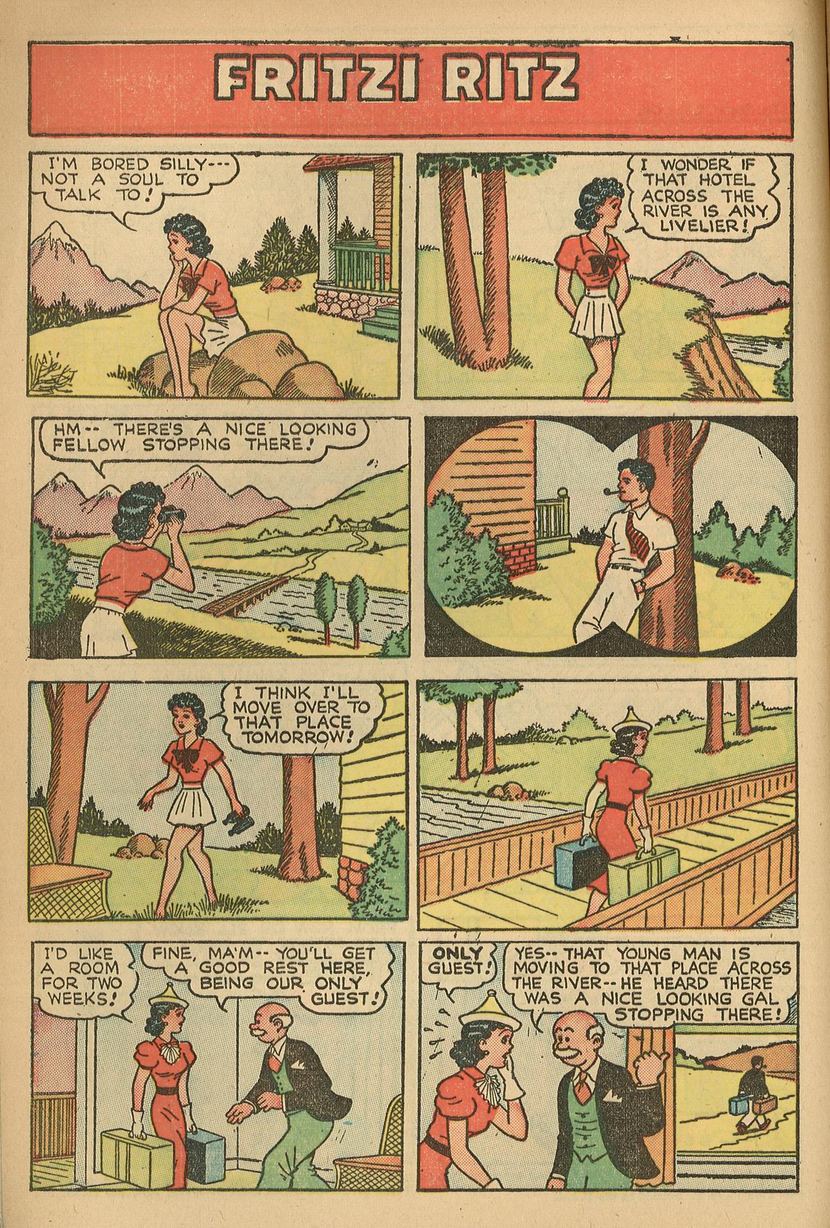 Read online Fritzi Ritz (1948) comic -  Issue #4 - 4