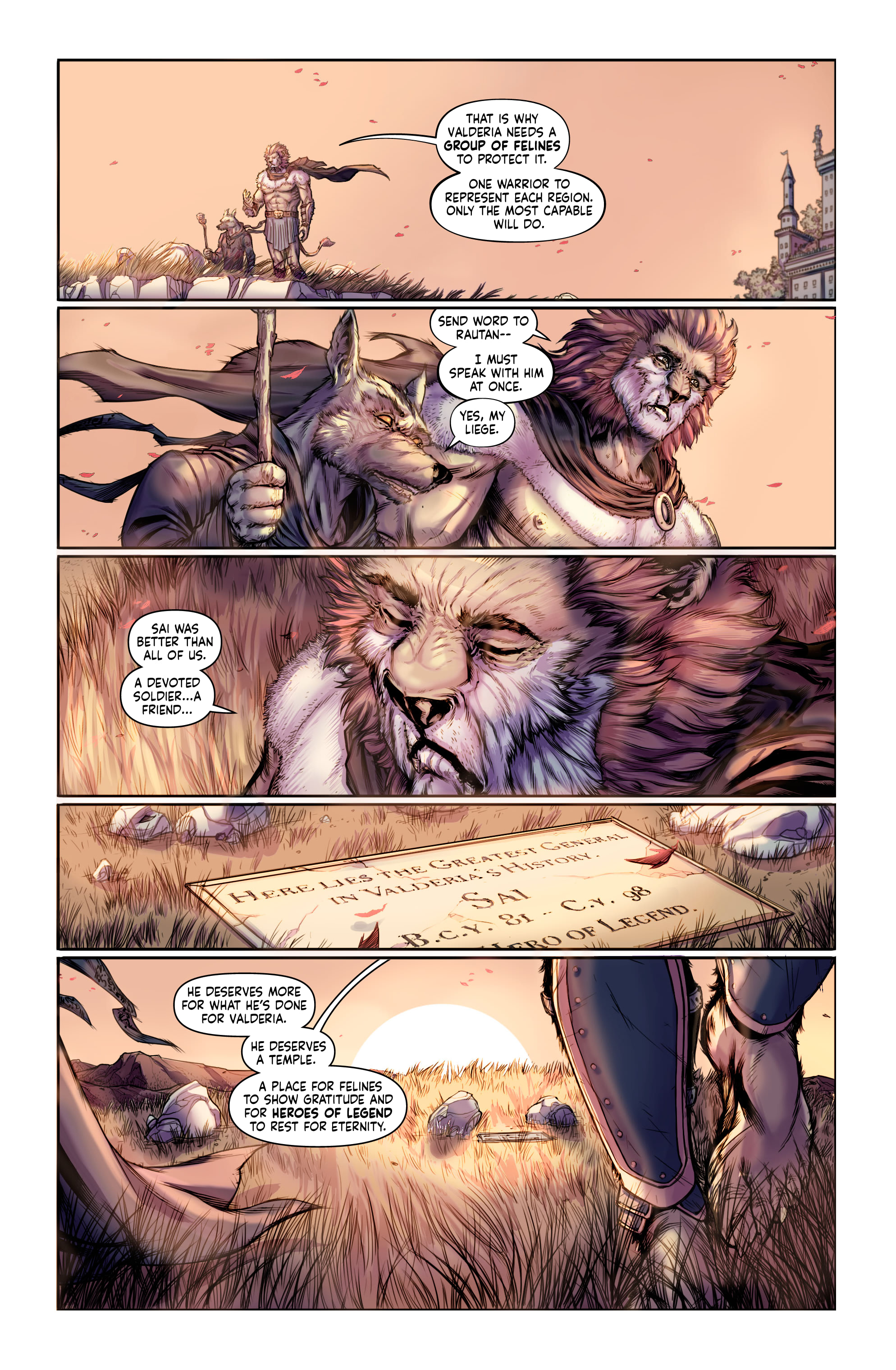 Read online Battlecats: Tales of Valderia comic -  Issue #1 - 13
