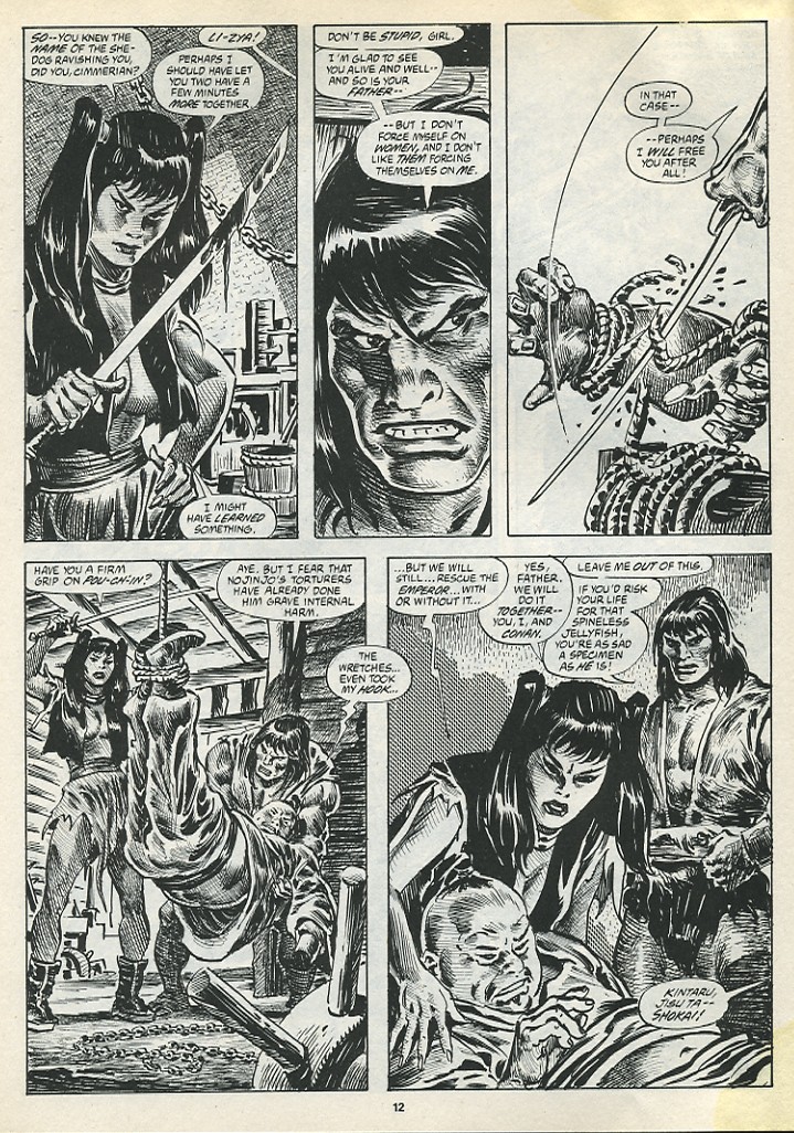 Read online The Savage Sword Of Conan comic -  Issue #195 - 14