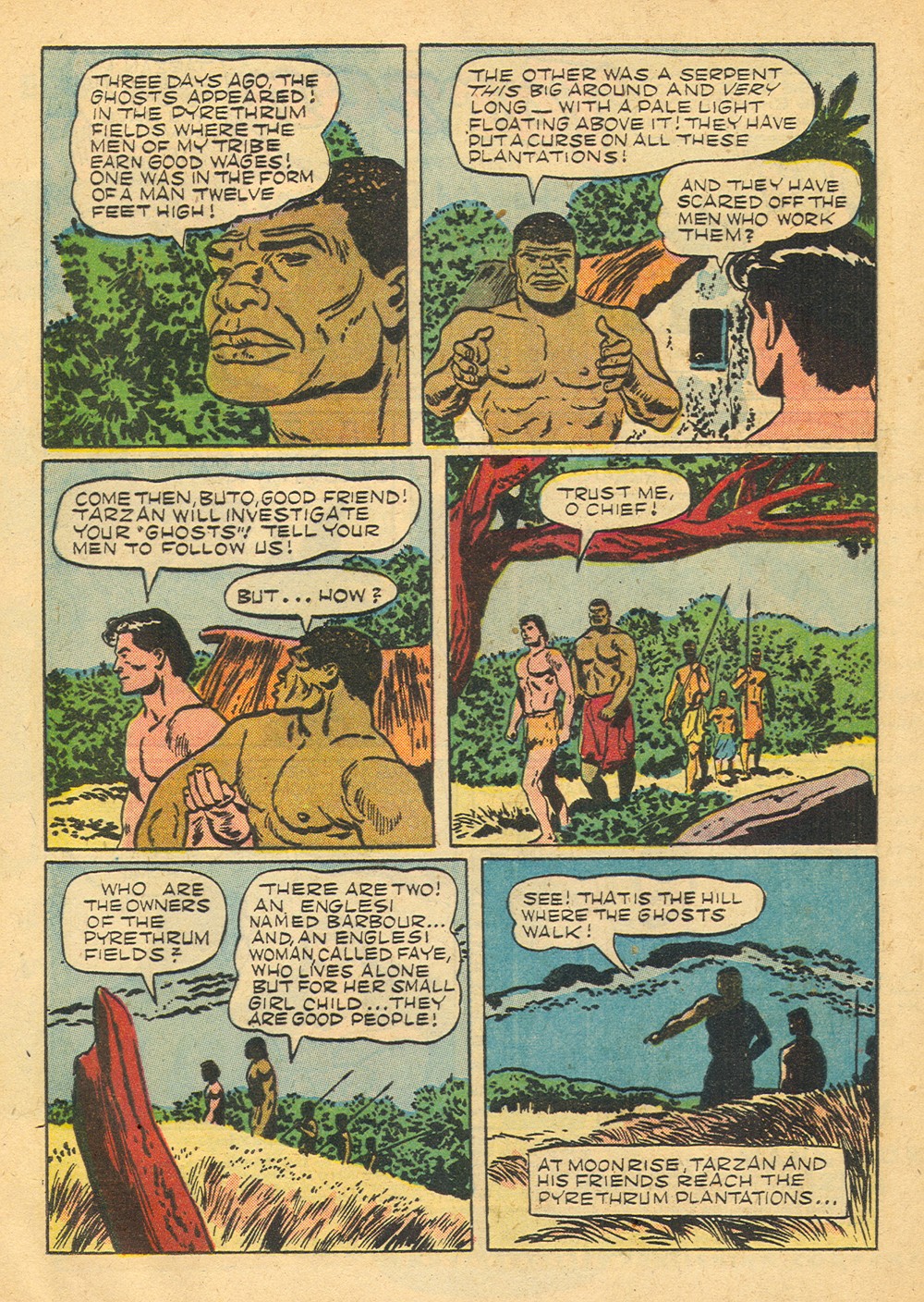 Read online Tarzan (1948) comic -  Issue #45 - 4
