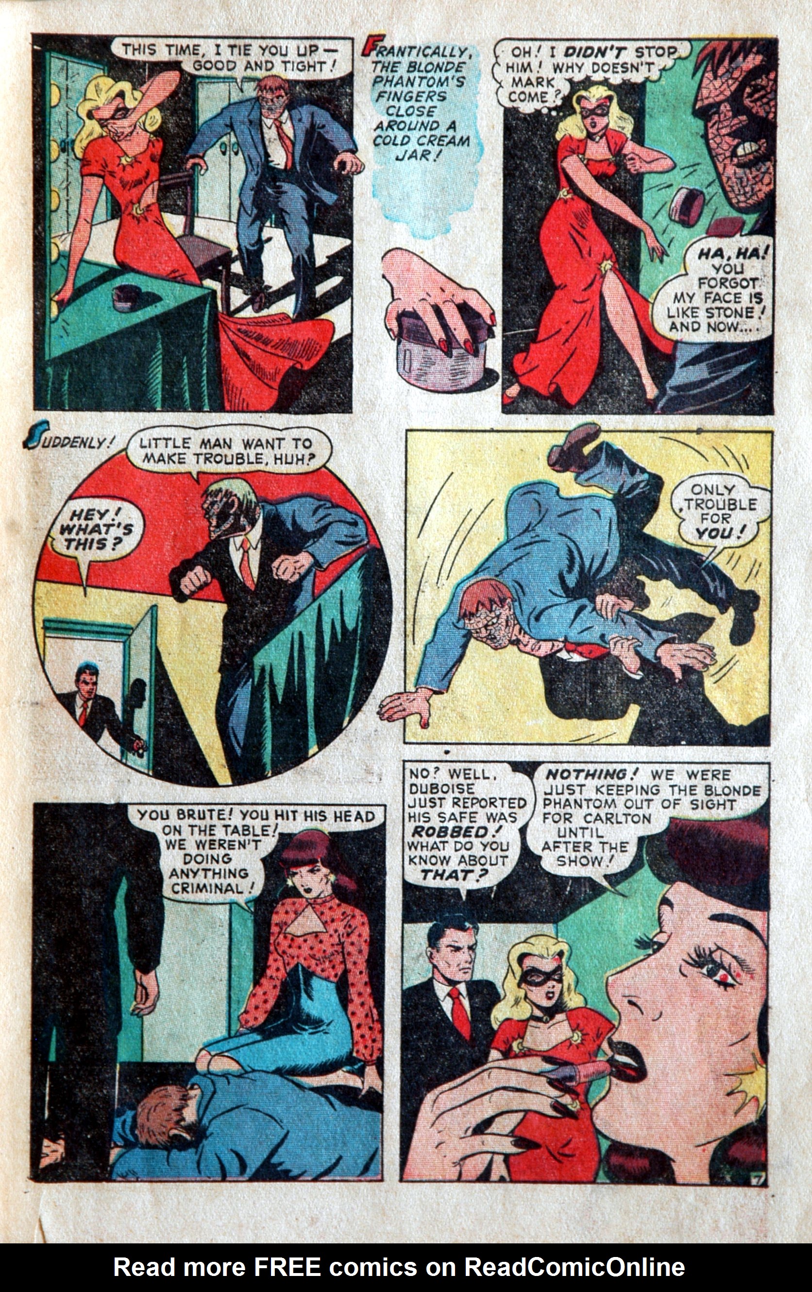 Read online Blonde Phantom Comics comic -  Issue #16 - 9