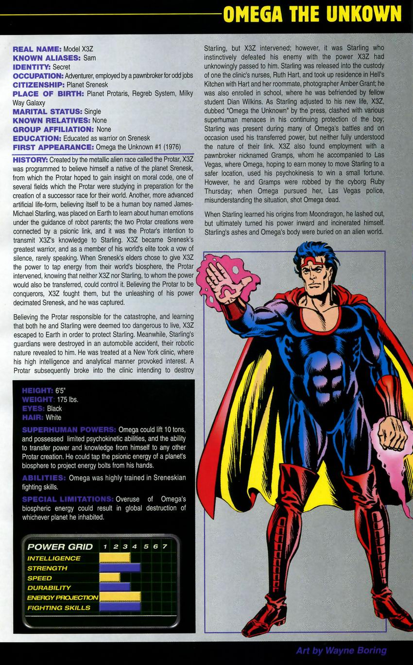 The Official Handbook of the Marvel Universe: Book of the Dead issue Full - Page 31